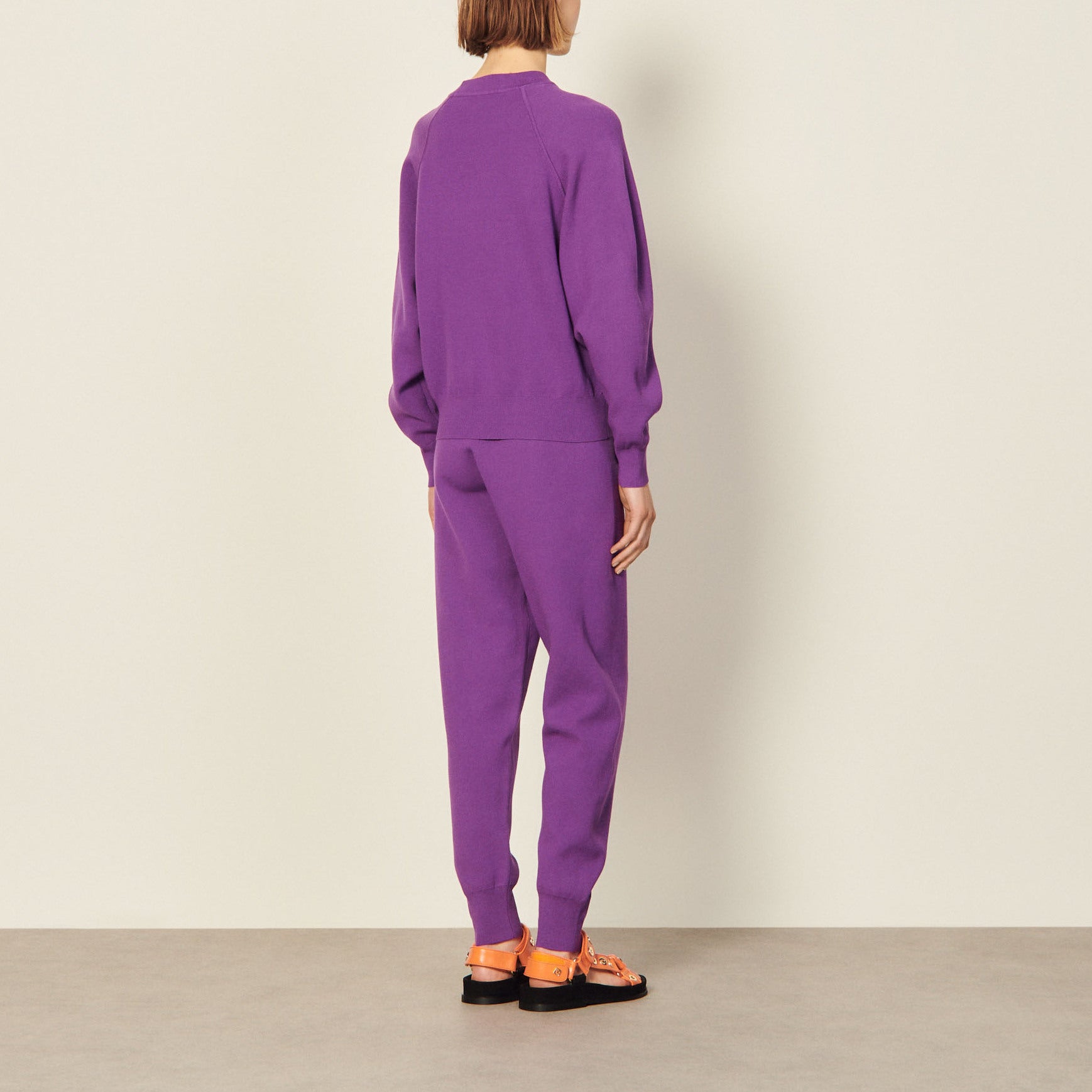 Sweat en Maille brodé Sandro seconde main