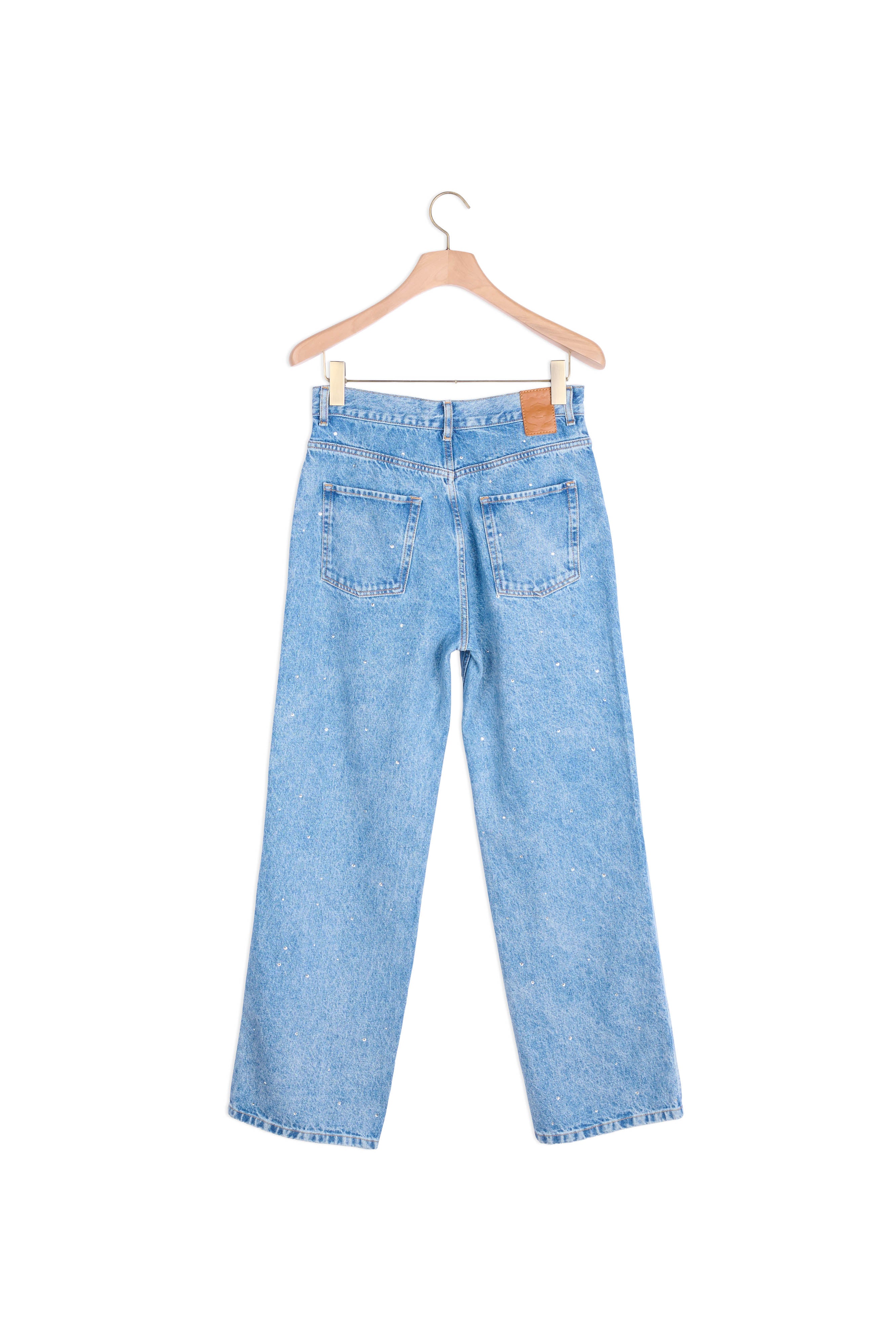 Jean droit orné de strass Sandro seconde main