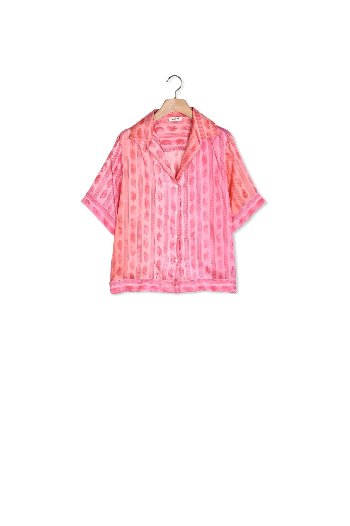 Chemise imprimé paisley Sandro seconde main