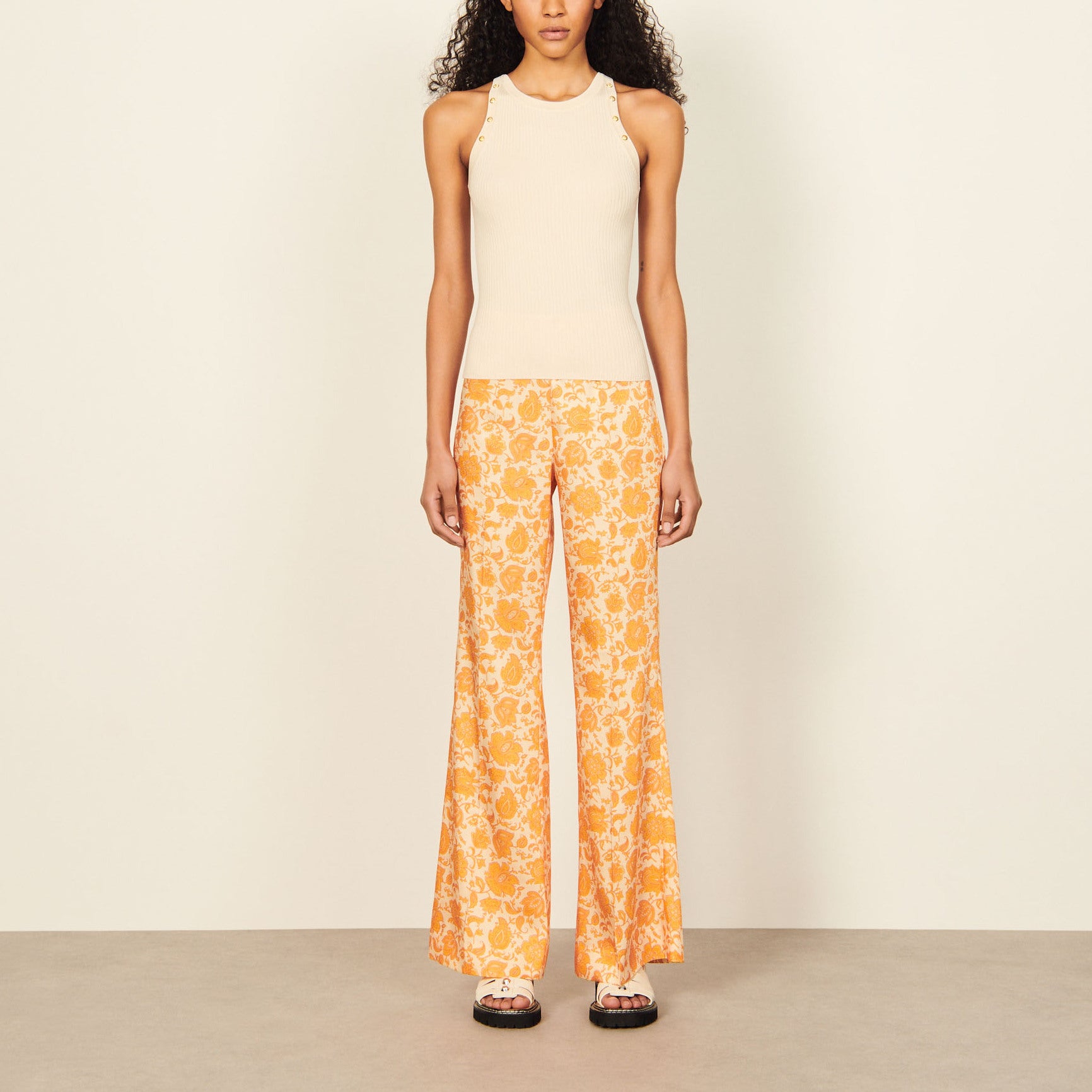 Débardeur à rivets en métal Sandro seconde main