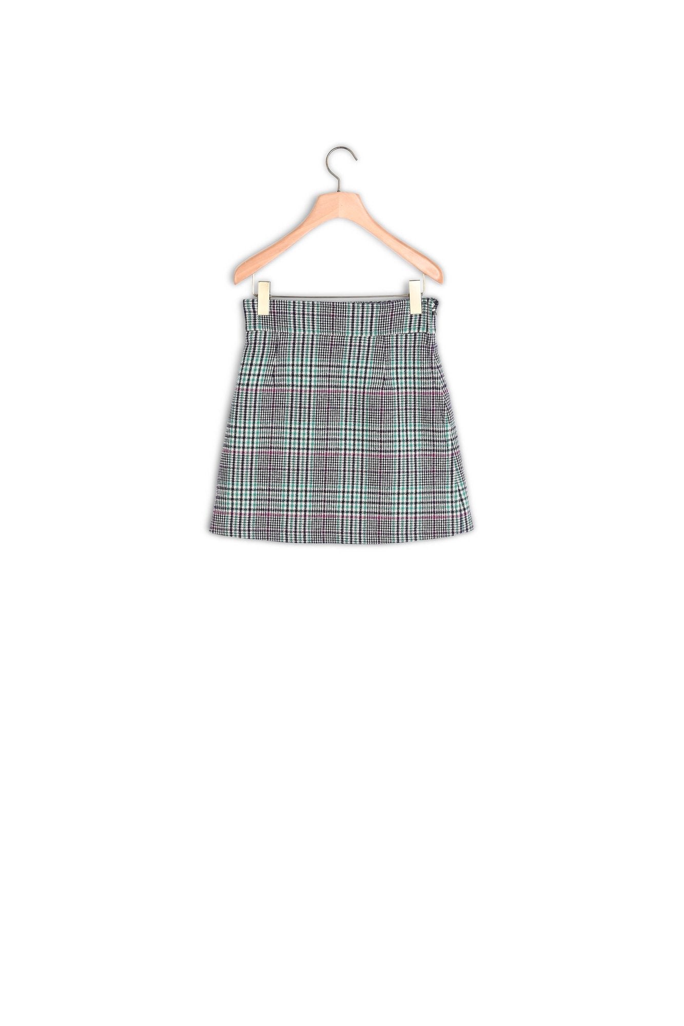 Jupe courte à carreaux Sandro seconde main