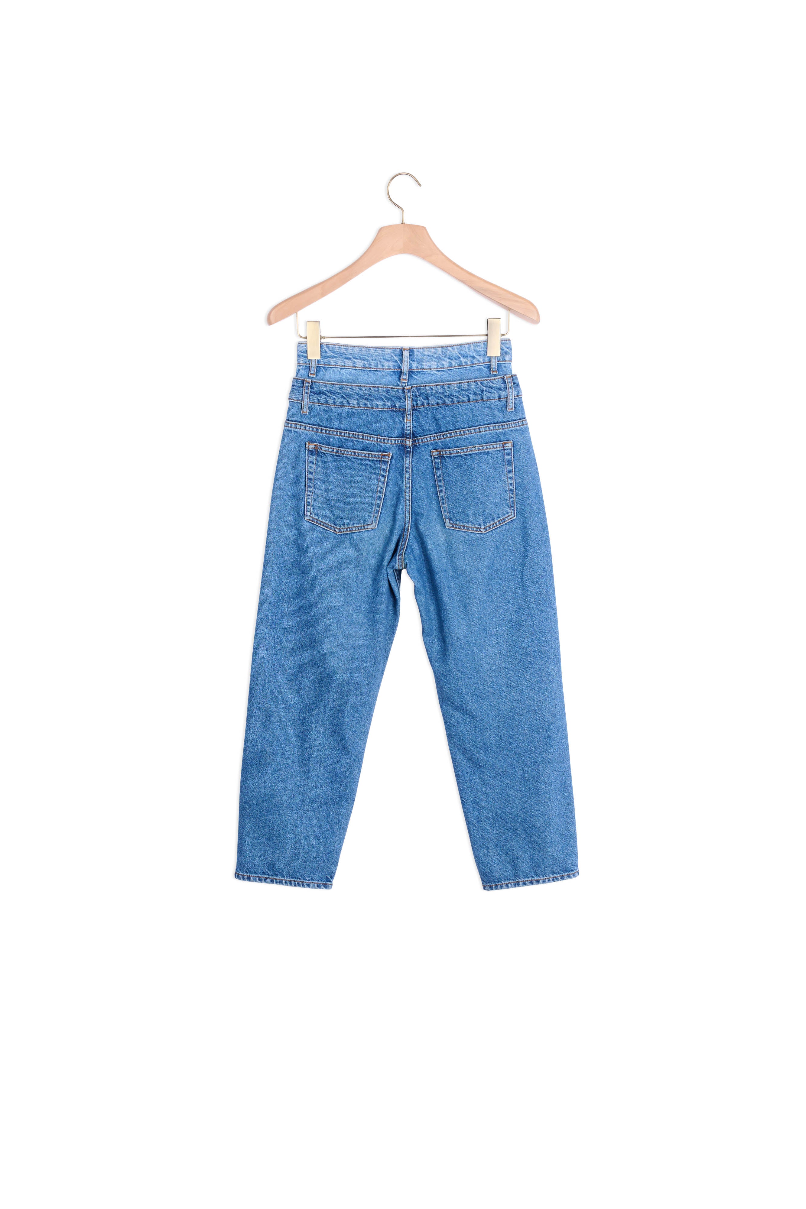 Jean trompe l'œil coupe mom Sandro seconde main