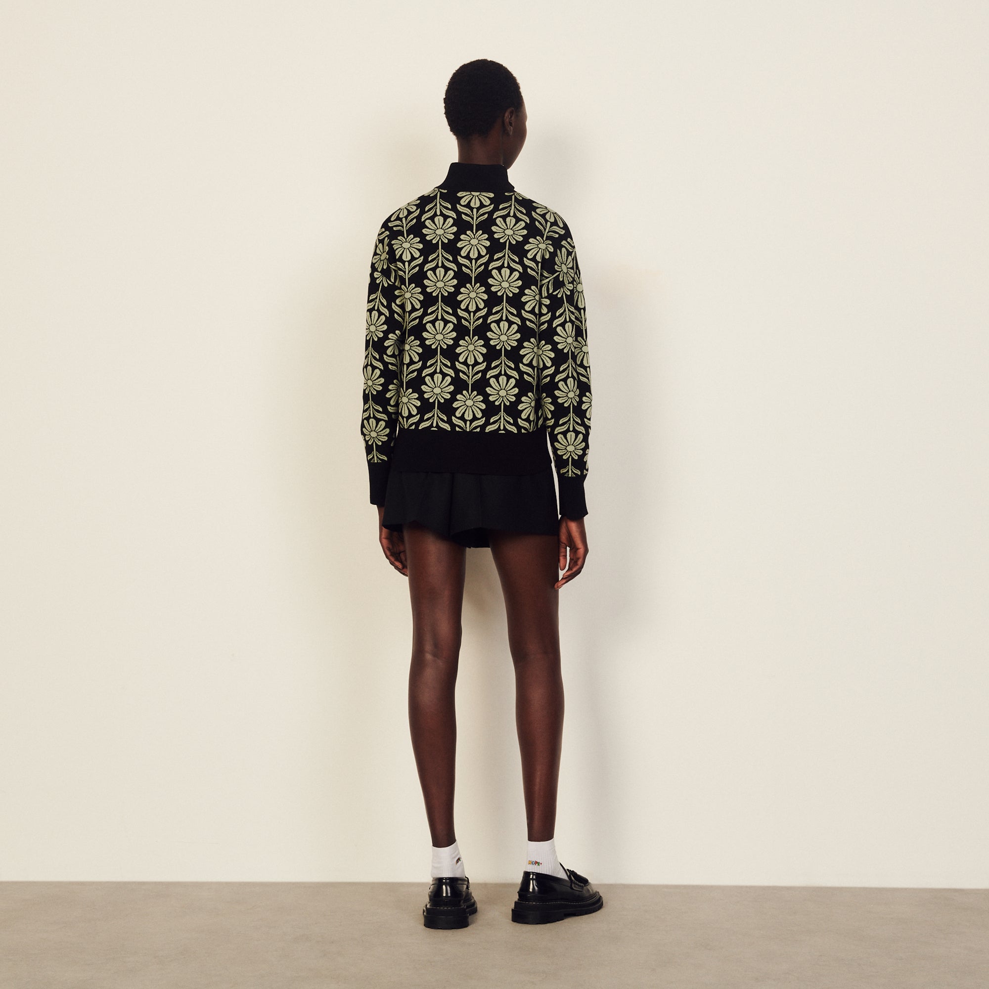 Pull Noir Sandro seconde main