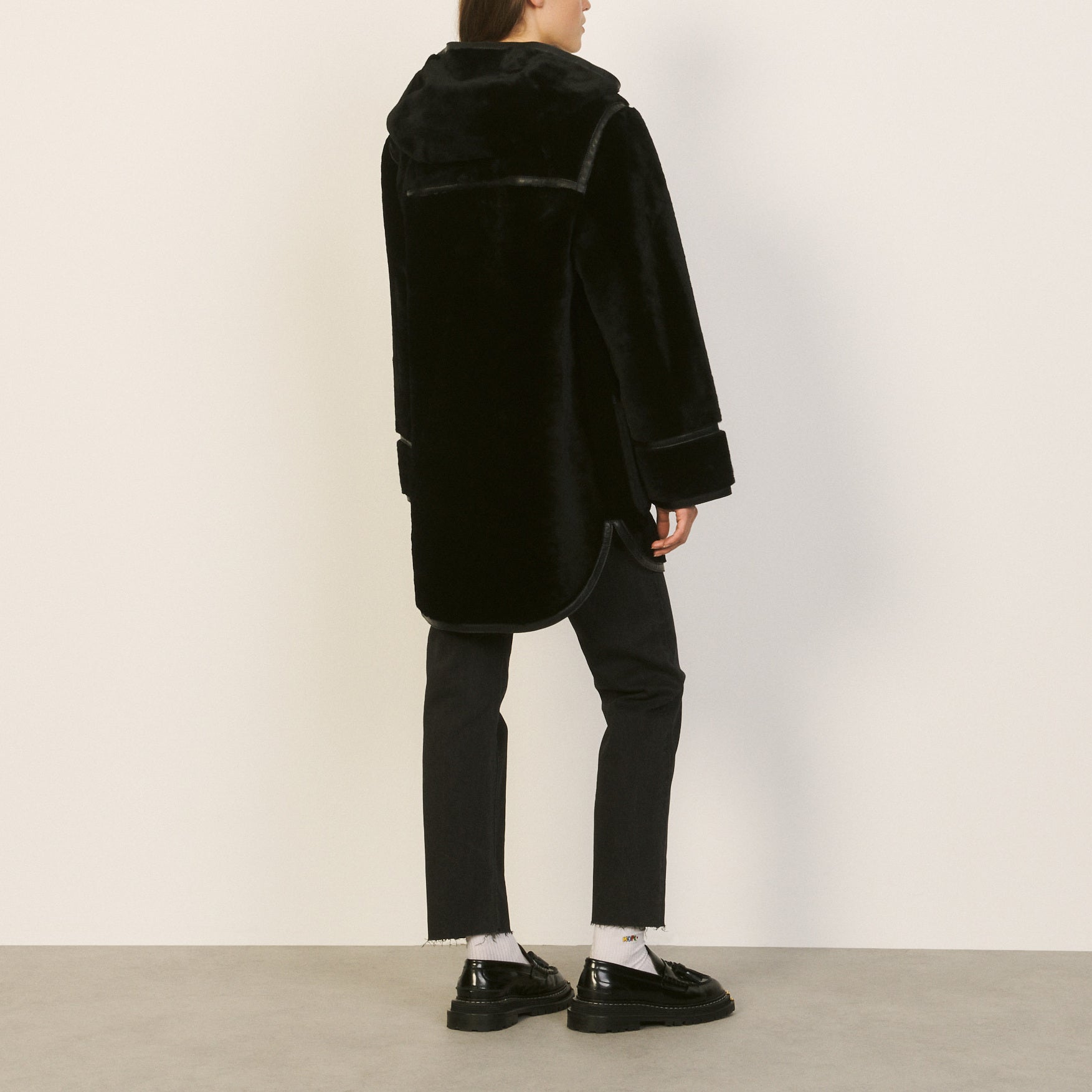 Outerwear Noir Sandro seconde main