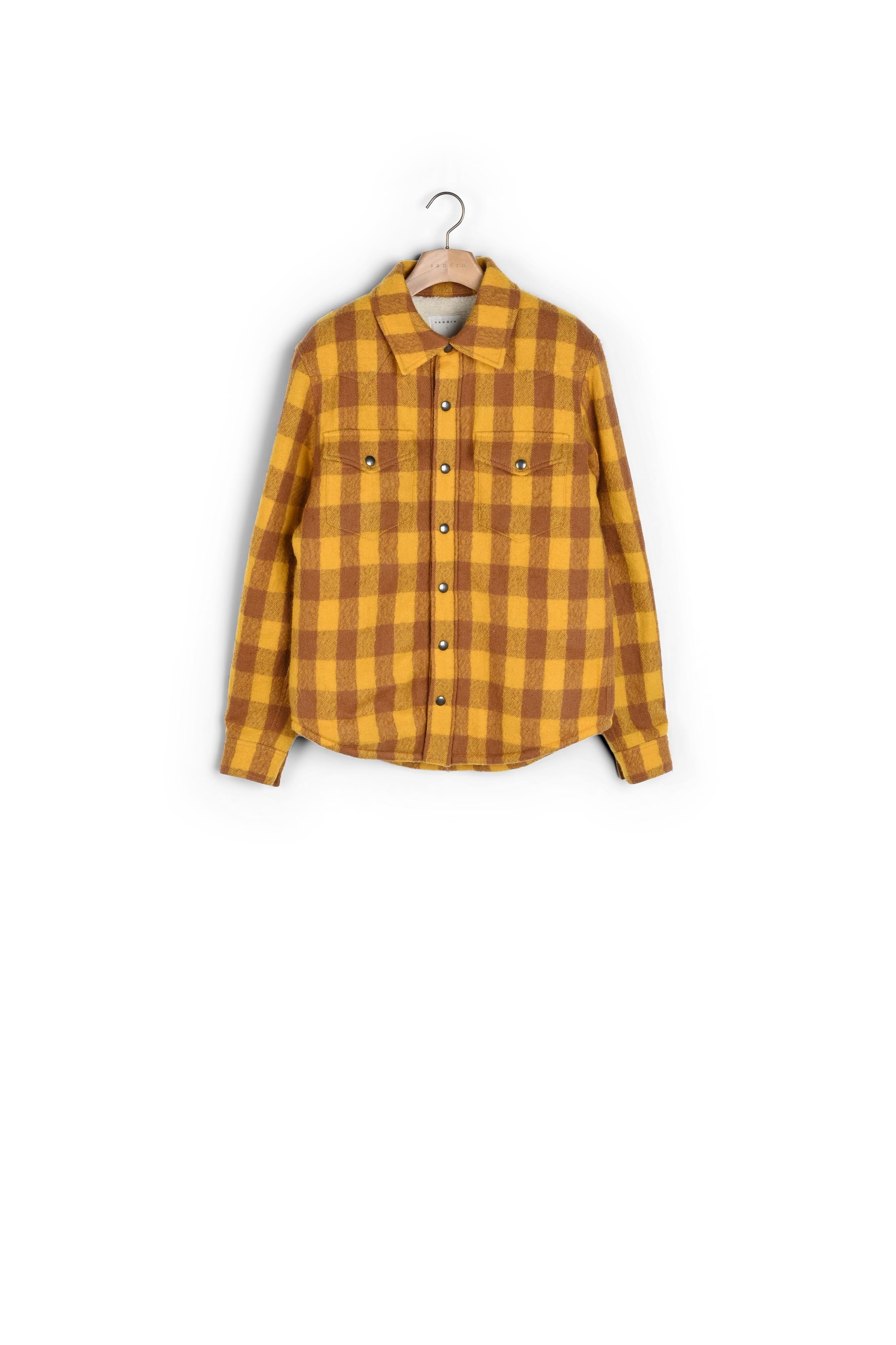 Blouson à carreaux Sandro seconde main