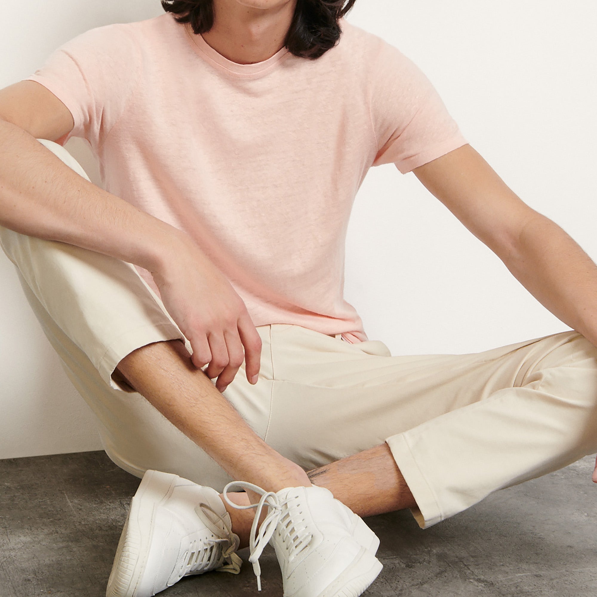 T-shirt en lin Sandro seconde main