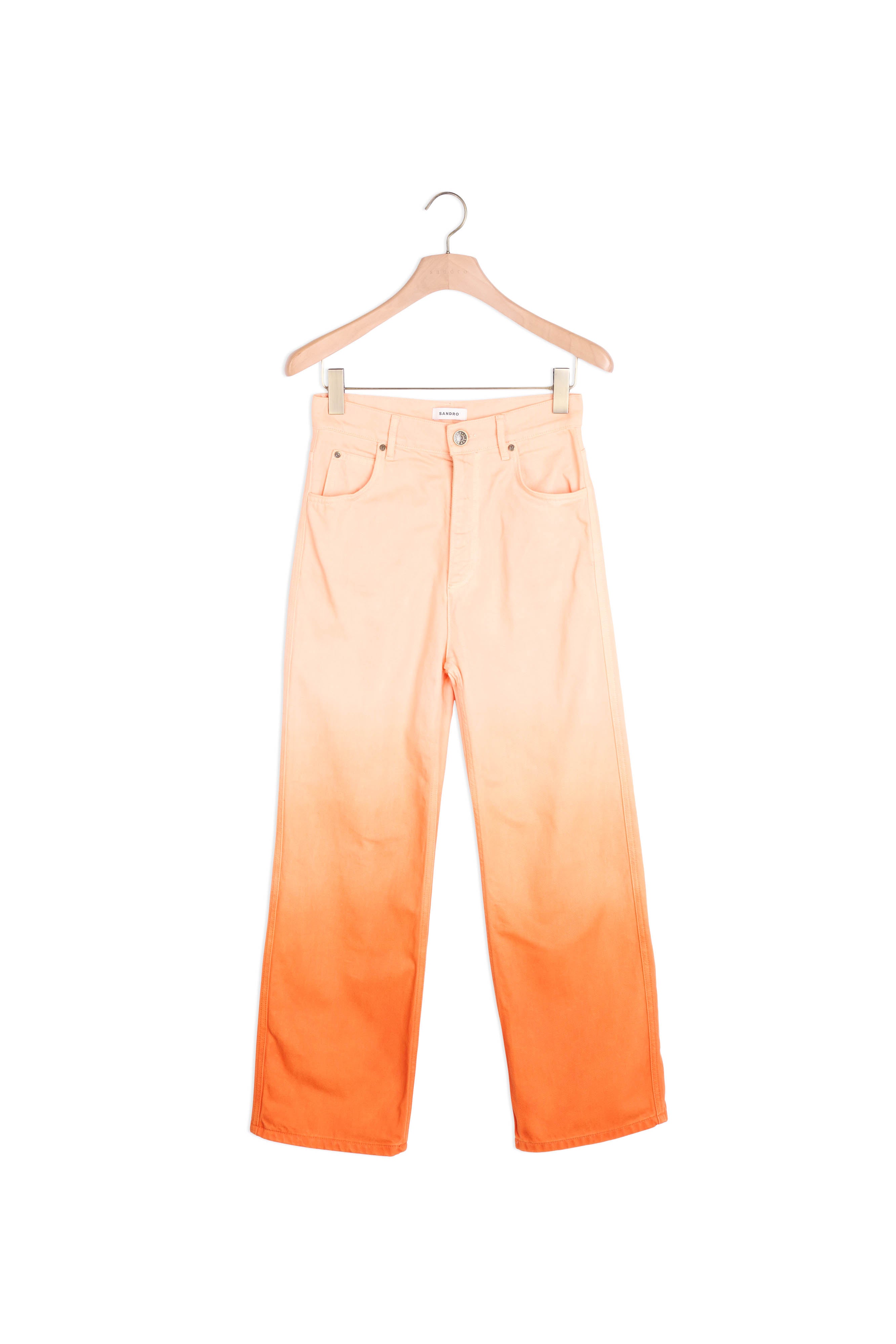 Jean droit effet dégradé Sandro seconde main