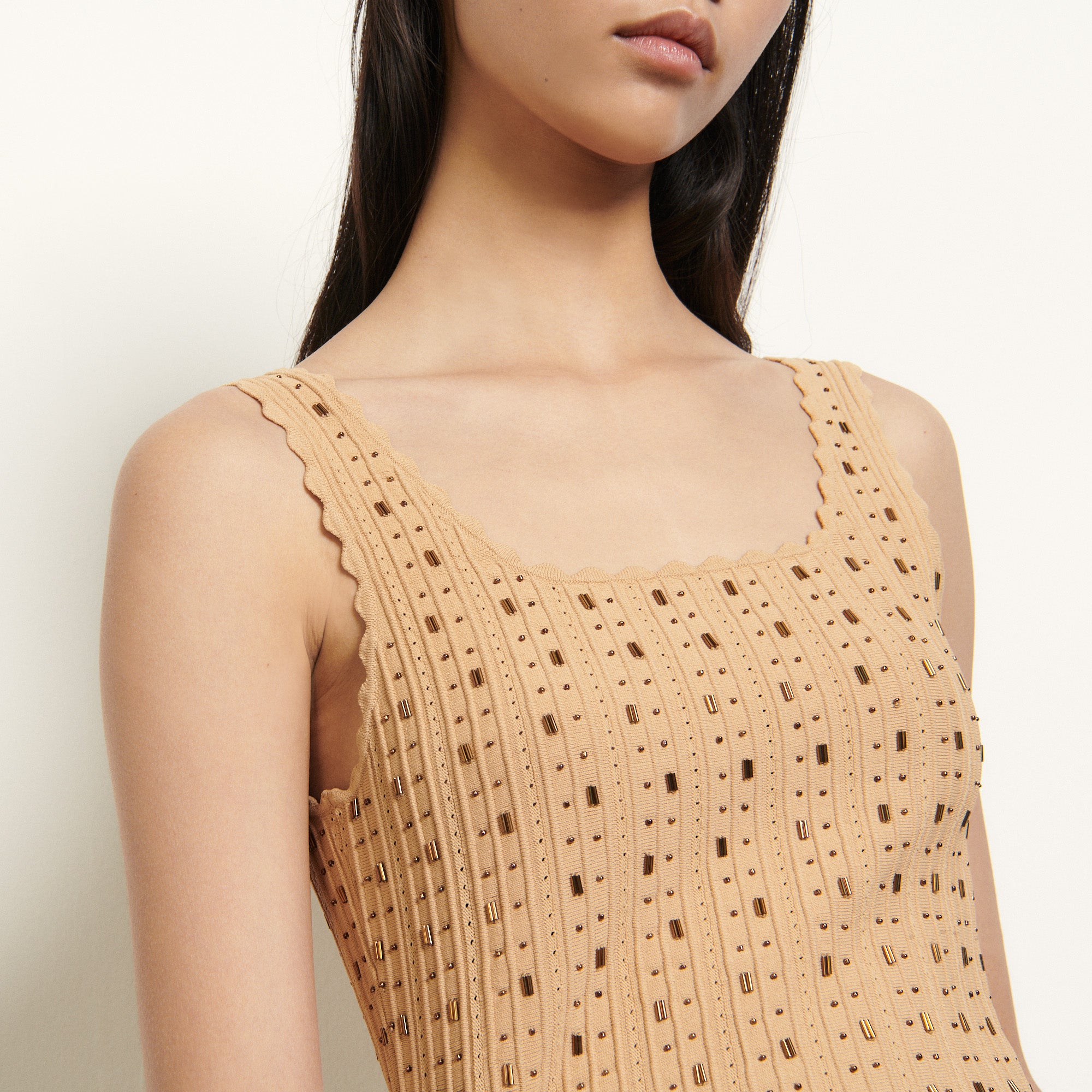 Brassière en Maille à perles bijoux Sandro seconde main