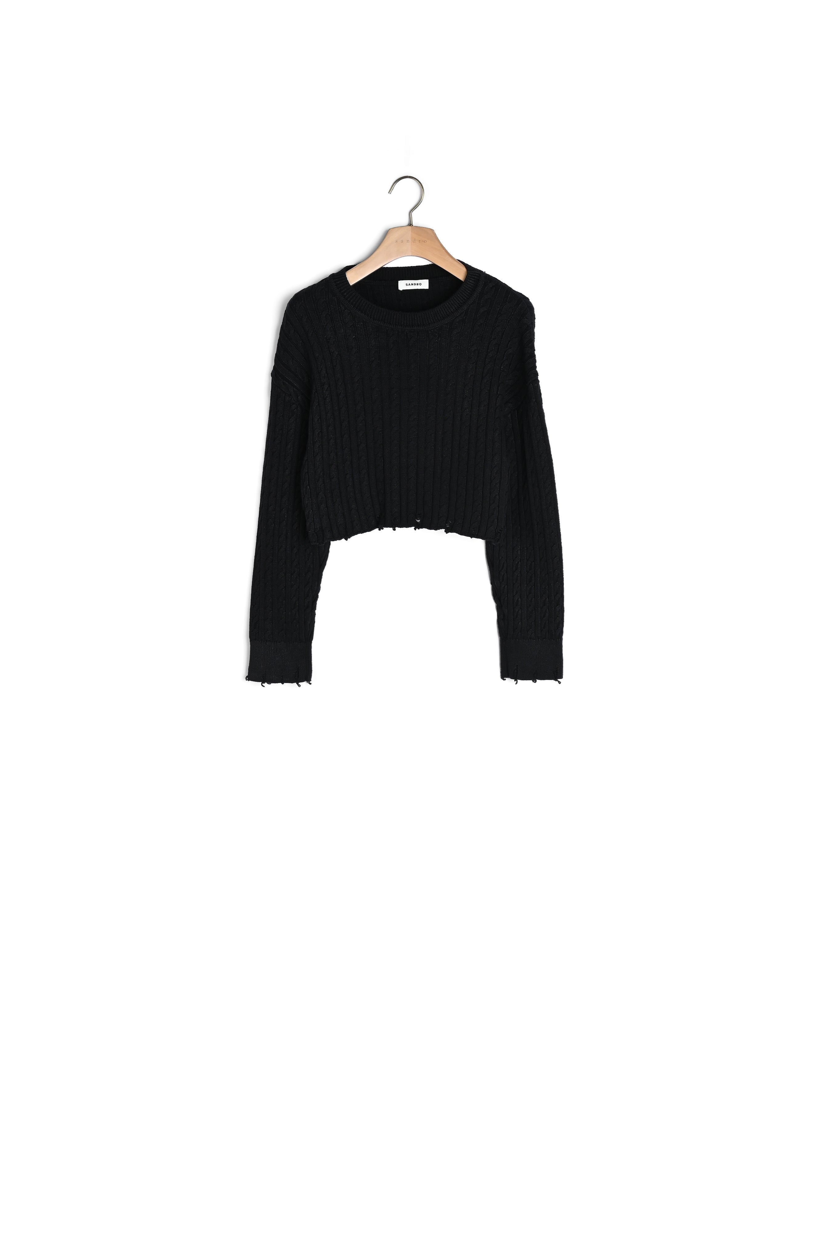 Pull court en Maille Sandro seconde main