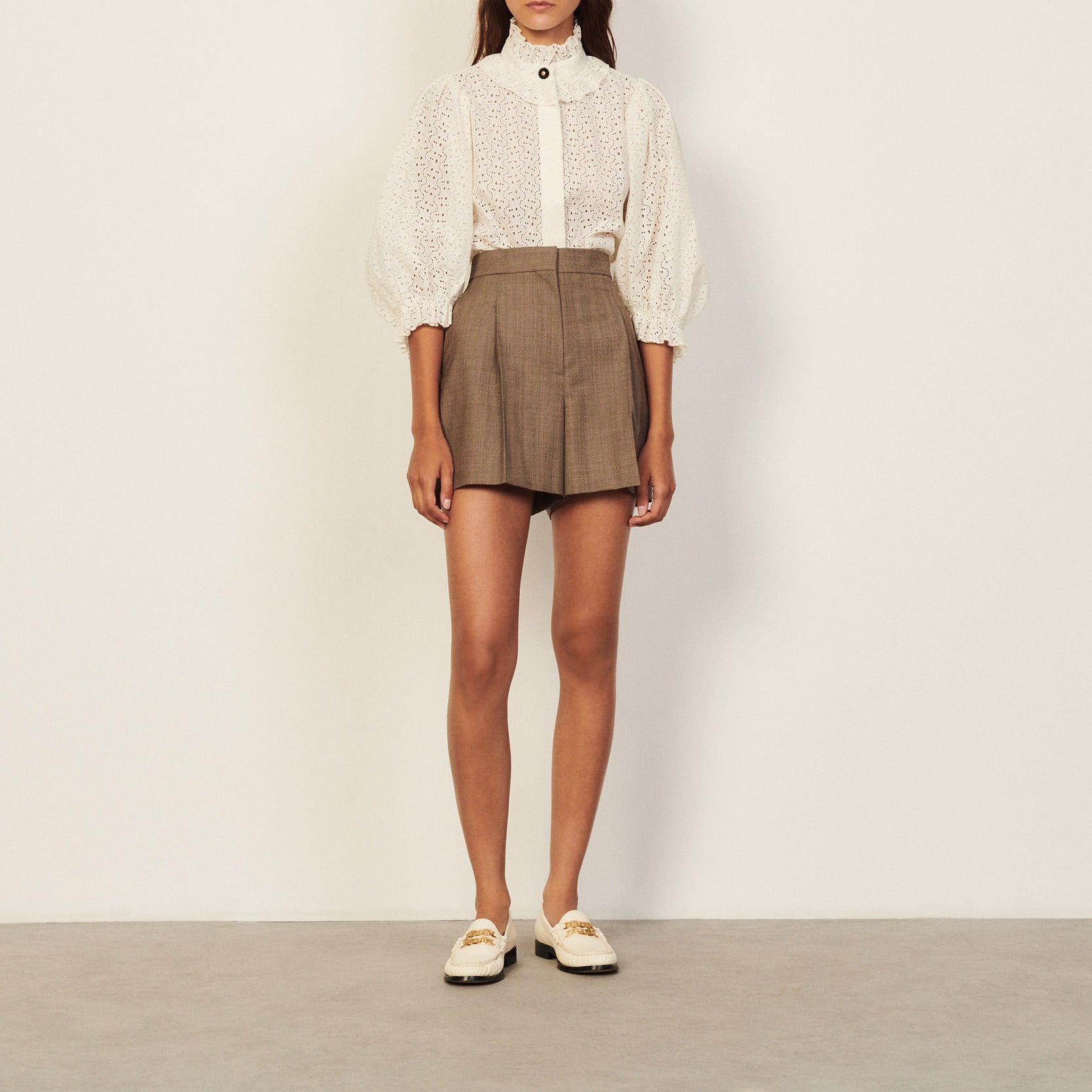 Short à carreaux Sandro seconde main