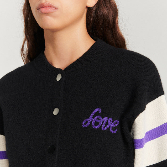 Cardigan en Maille façon teddy Sandro seconde main