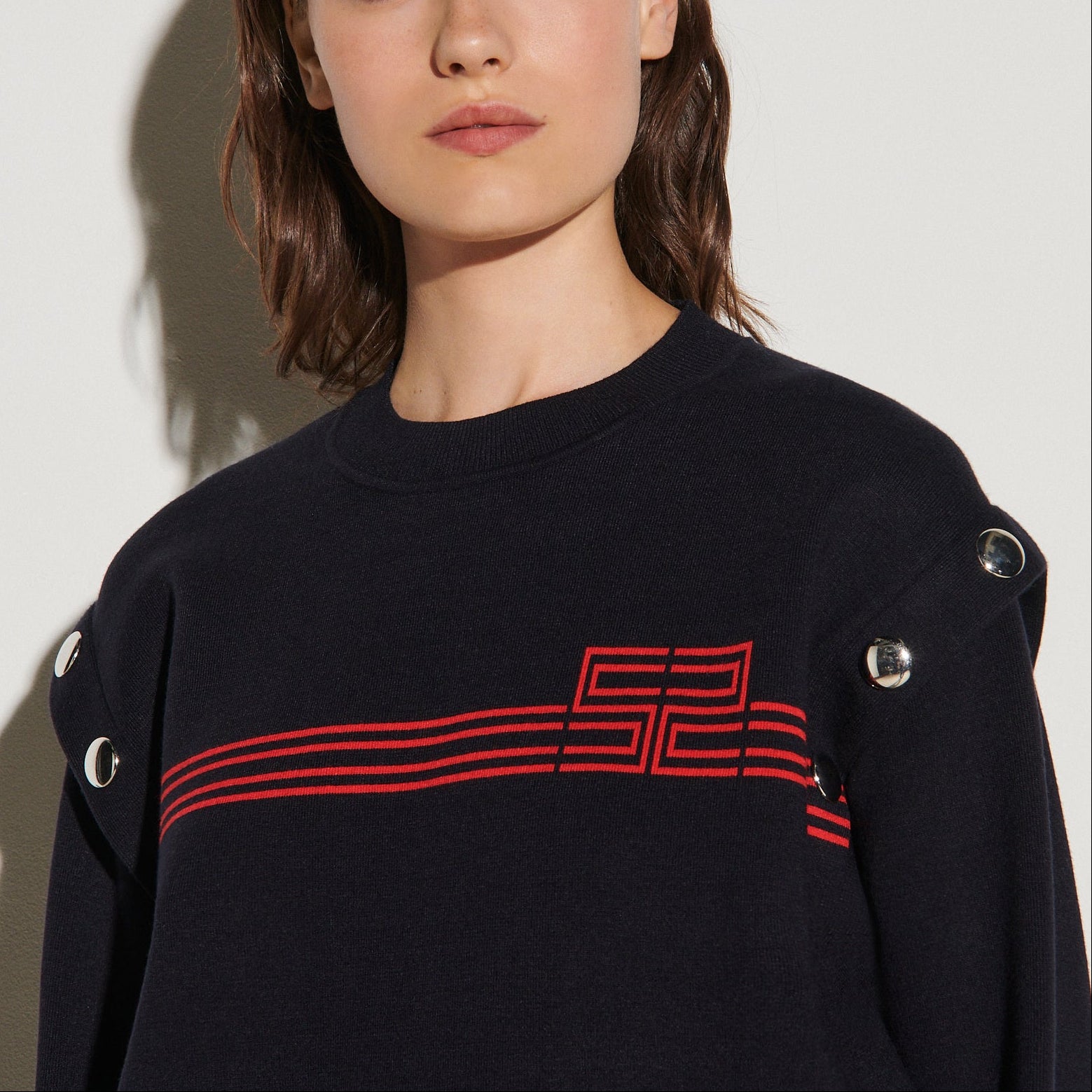 Pull avec pressions Sandro seconde main