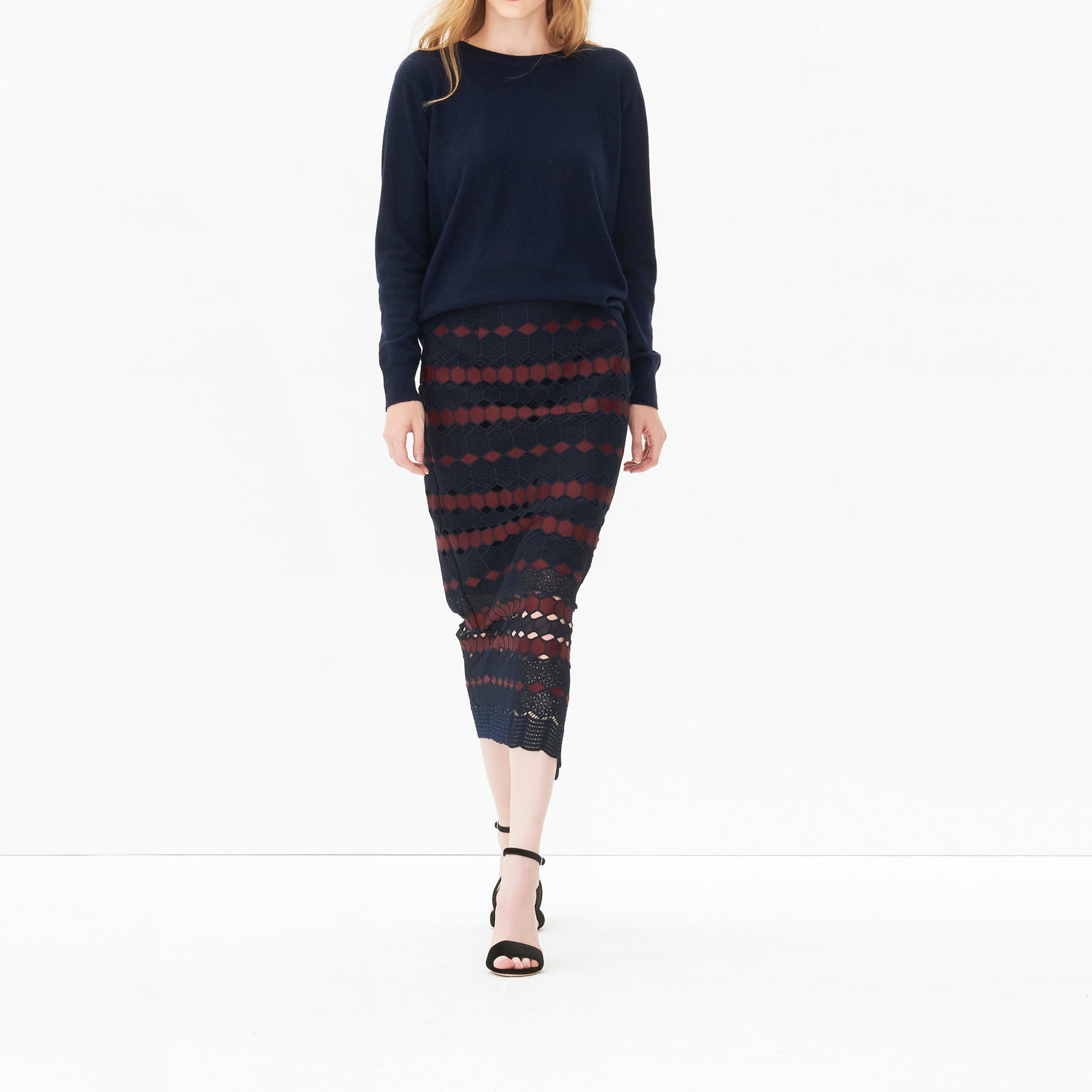 Jupe Marine Sandro seconde main