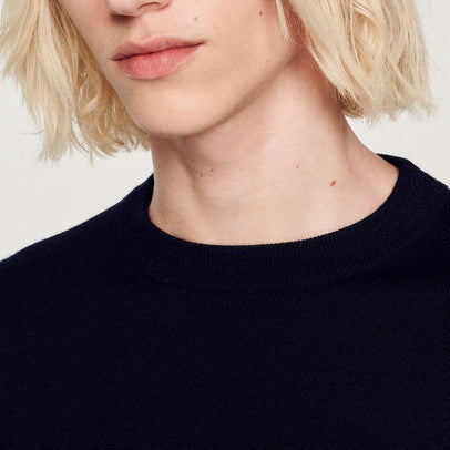 Pull en Maille fine en laine Sandro seconde main