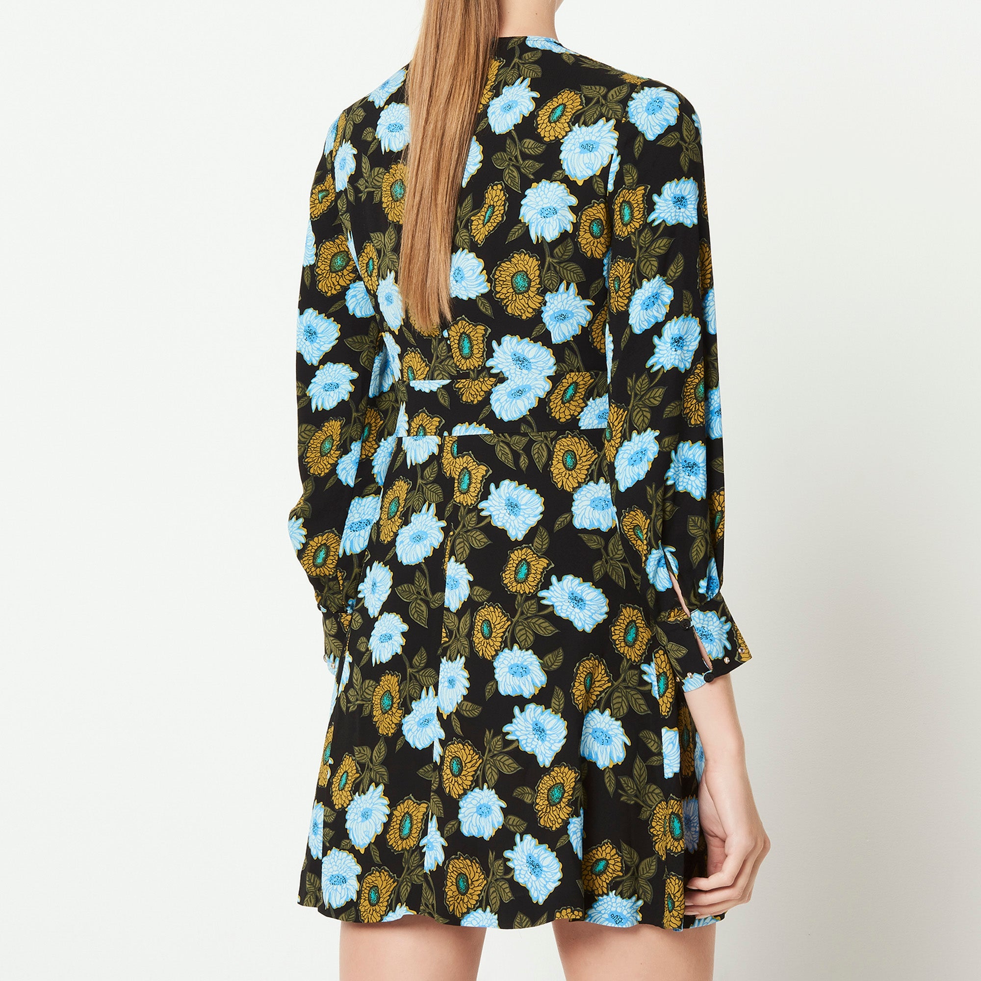 Robe imprimé fleuri Sandro seconde main