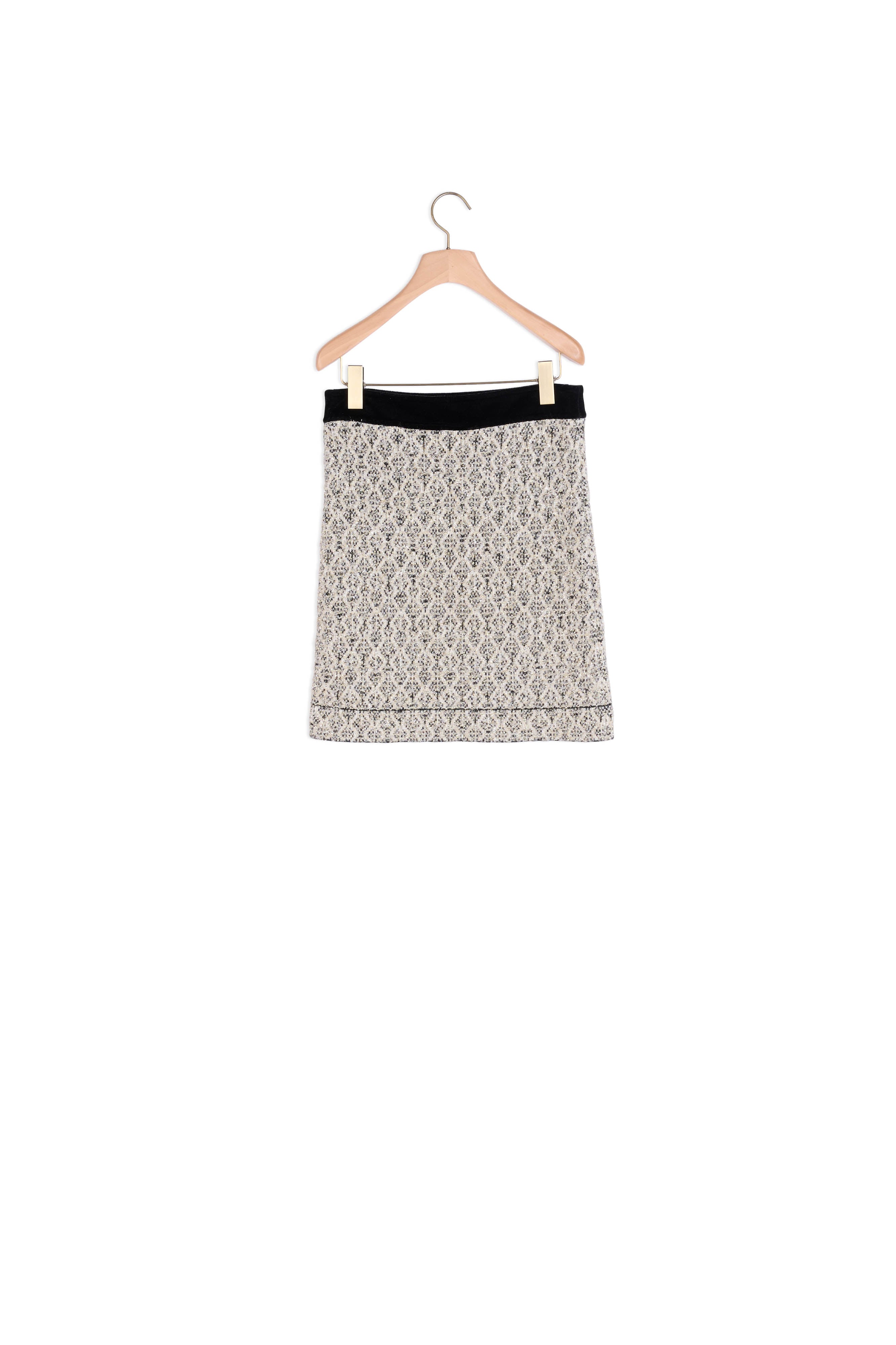 Jupe courte en Maille jacquard Sandro seconde main