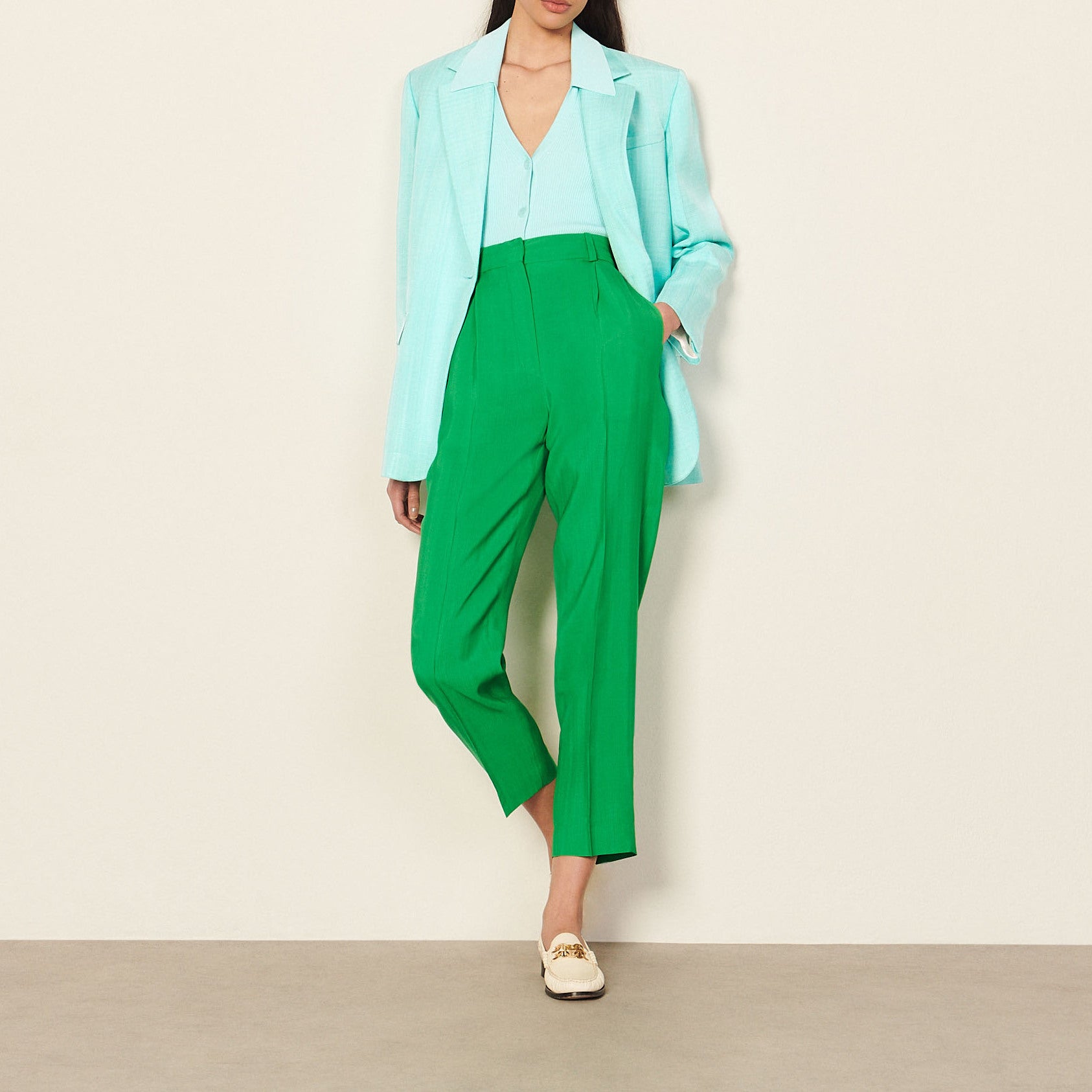 Pantalon droit Sandro seconde main