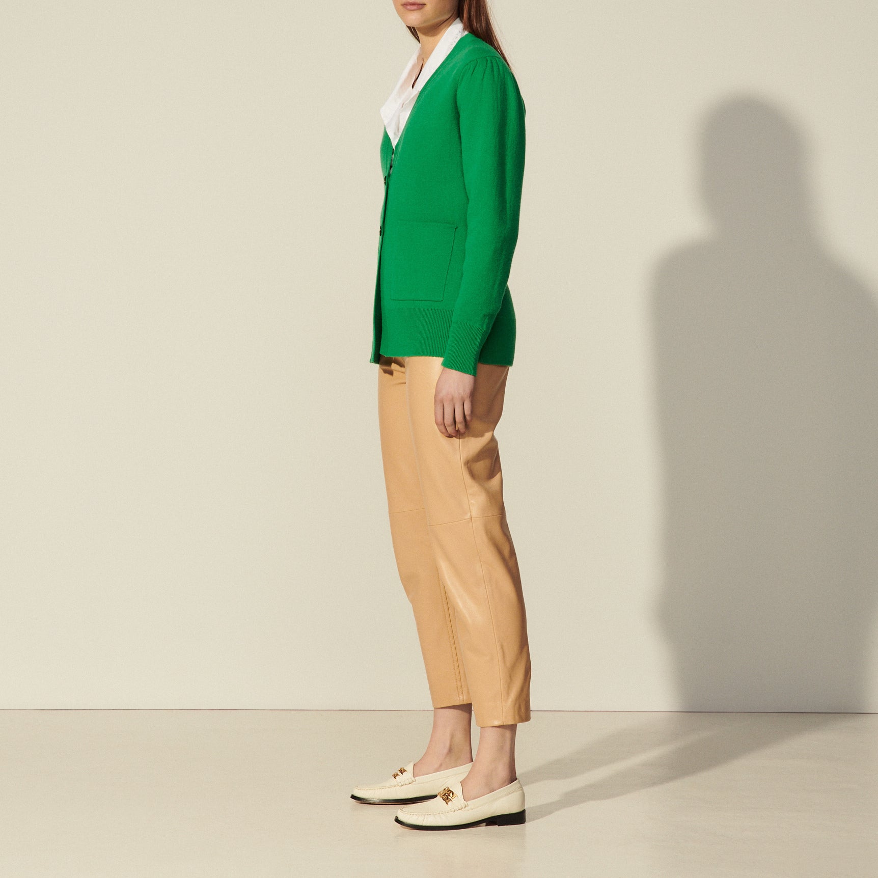 Cardigan long boutonné Sandro seconde main