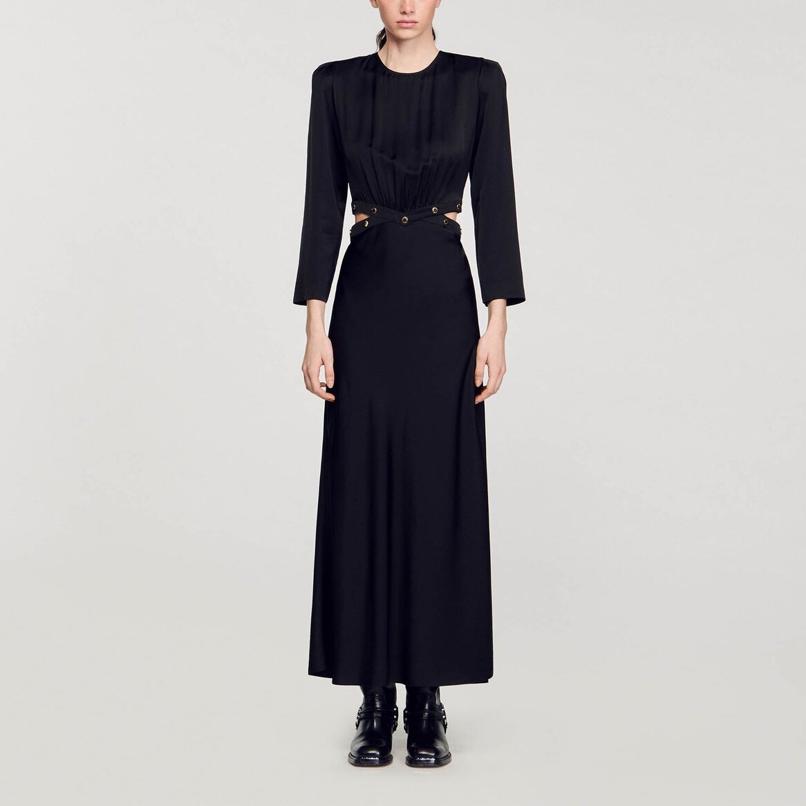 Robe longue satinée Sandro seconde main