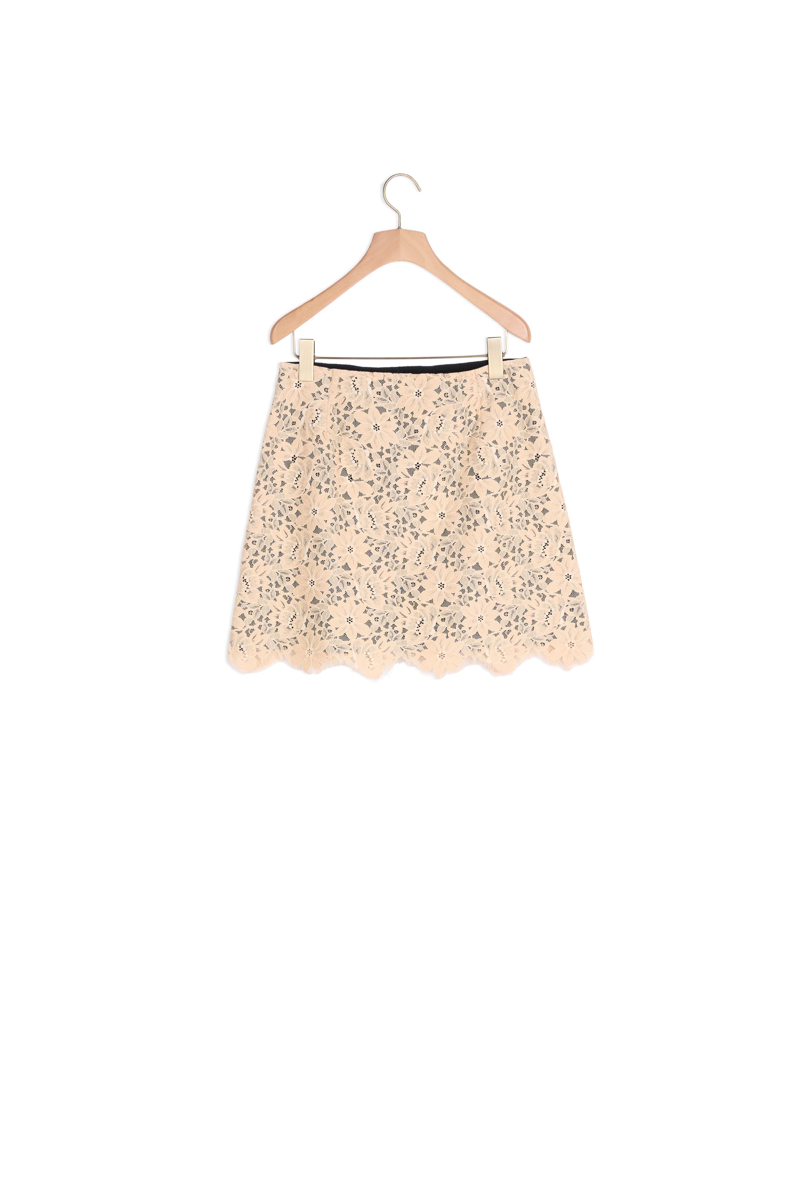 Jupe en dentelle avec doublure Sandro seconde main