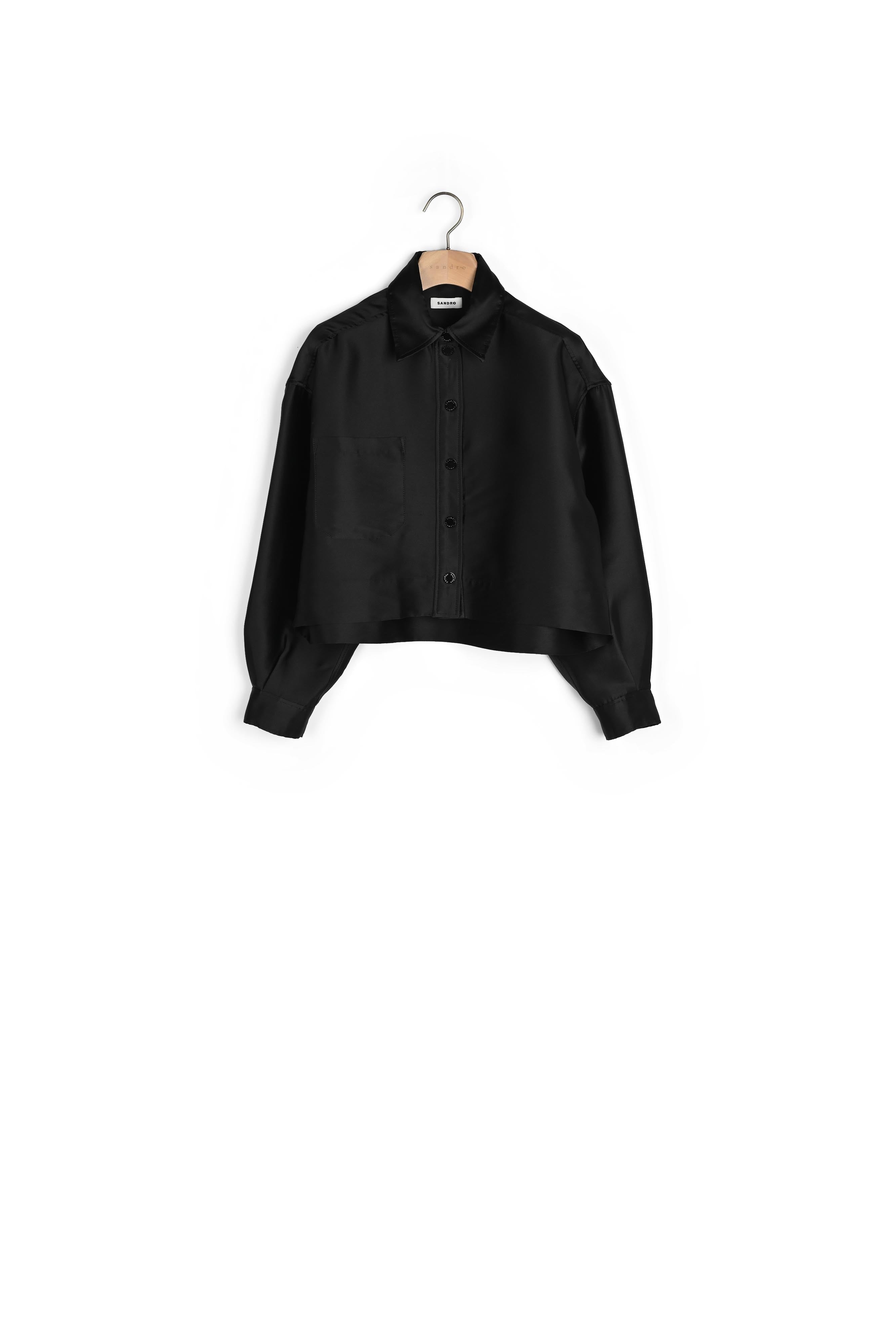 Chemise oversize satinée Sandro seconde main