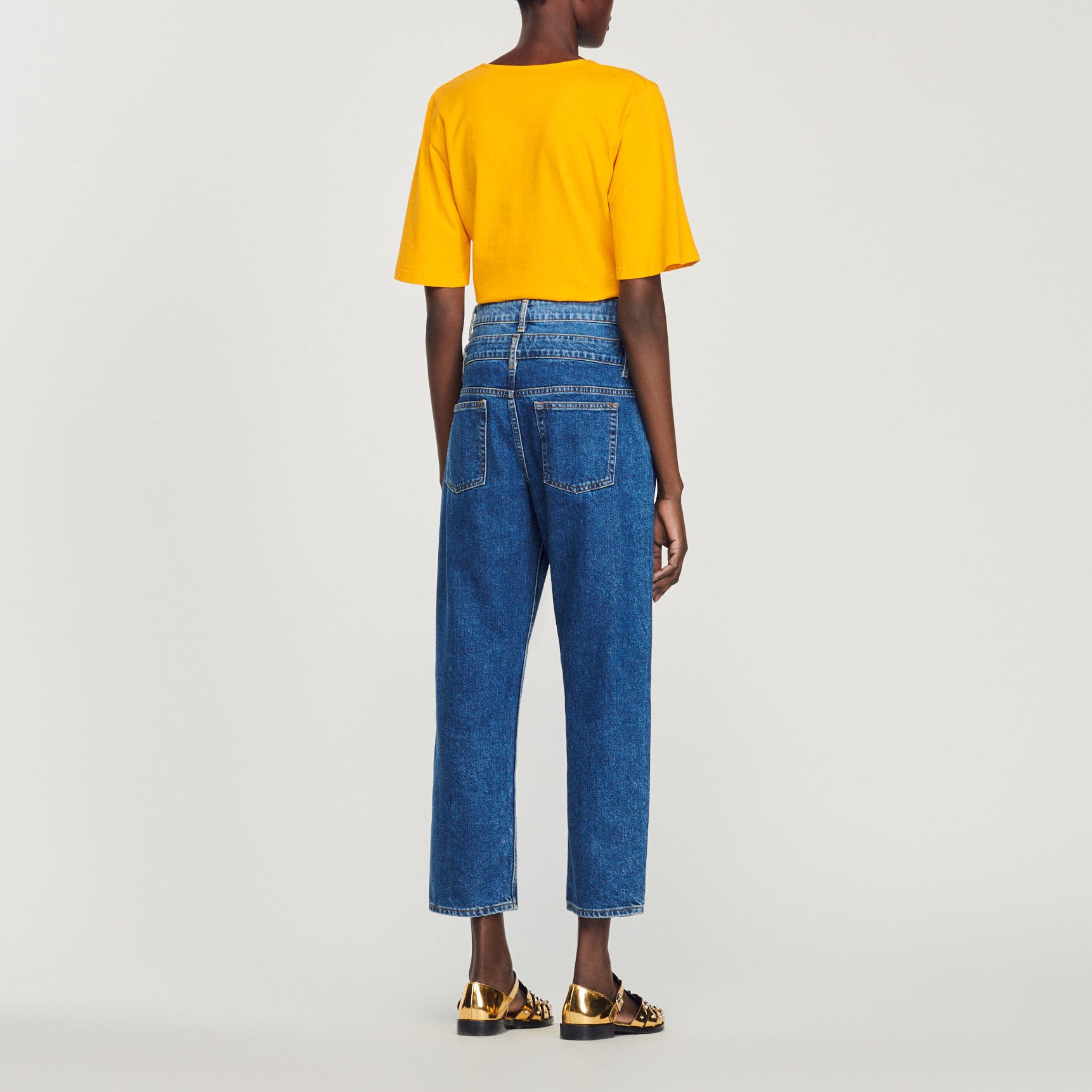 T-shirt court bijoux Sandro seconde main