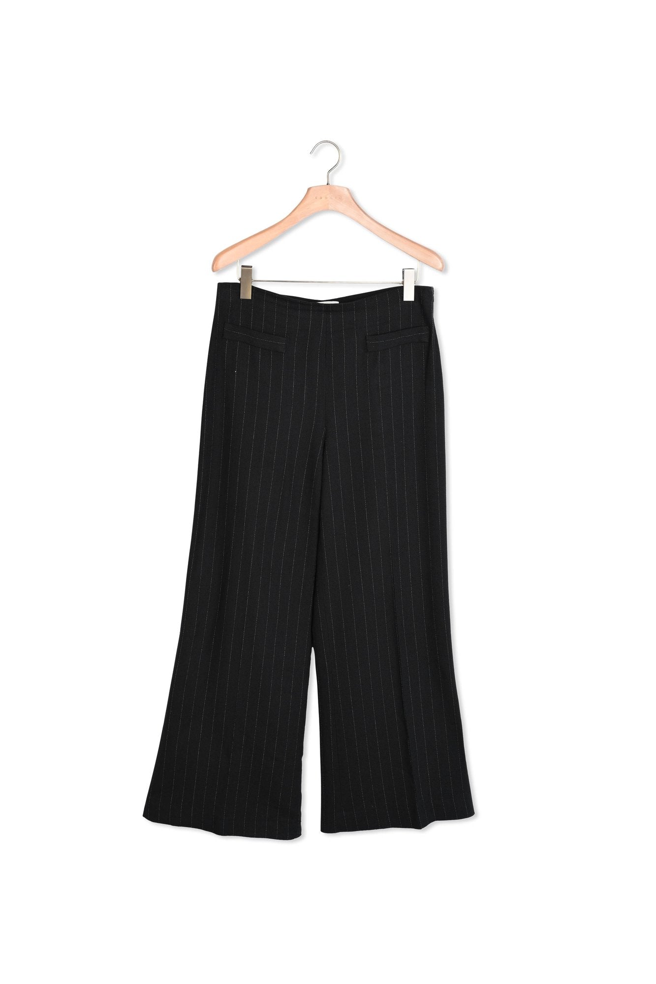 Pantalon de costume large à rayures Sandro seconde main