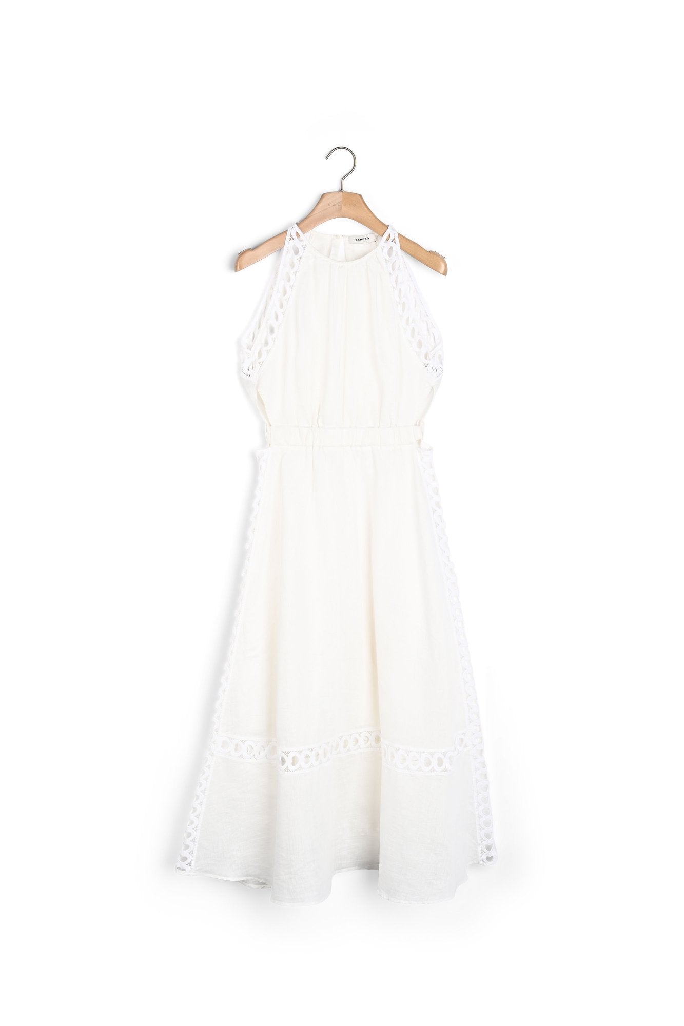Robe longue en lin Sandro seconde main