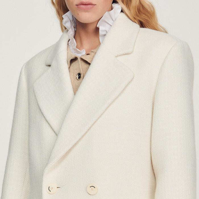 Manteau long à col large Sandro seconde main