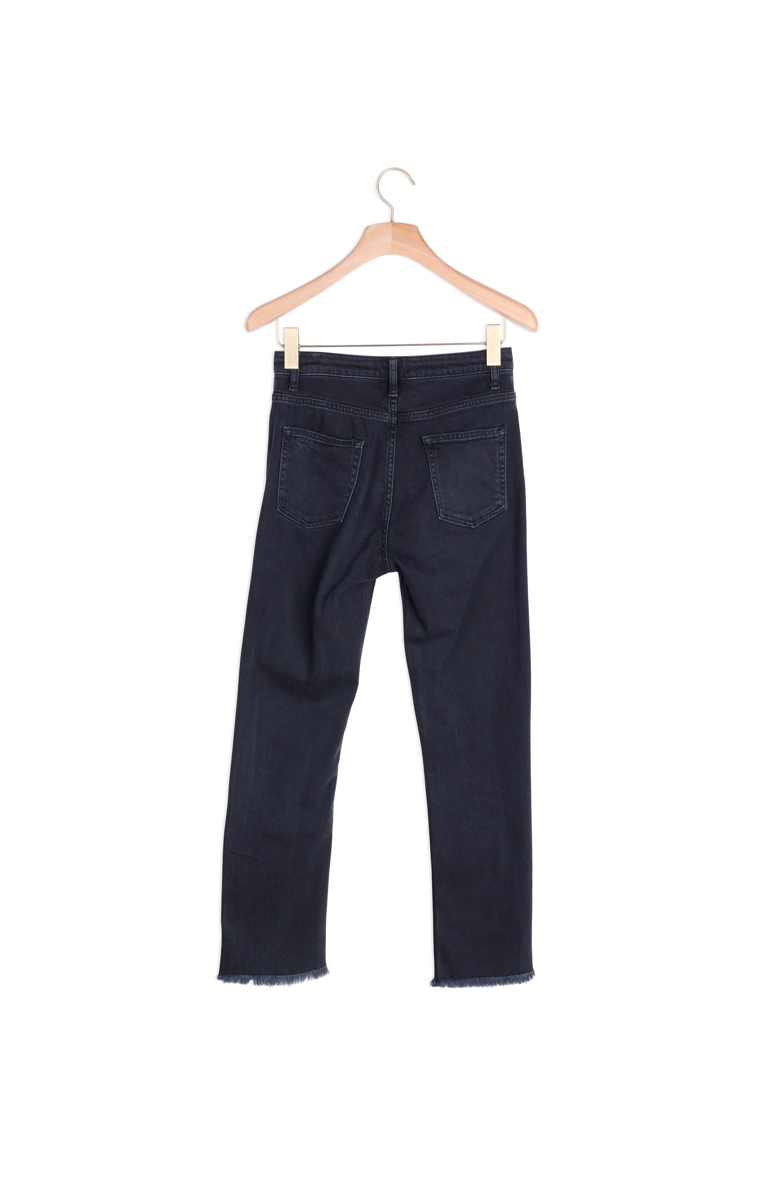 Jean Taille haute, bas coupé bord franc Sandro seconde main