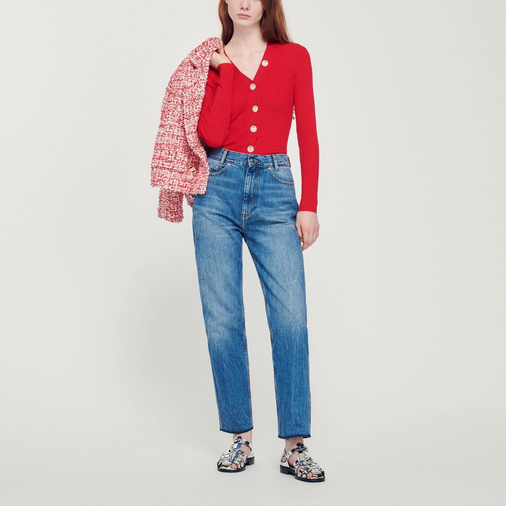 Cardigan en Maille Sandro seconde main