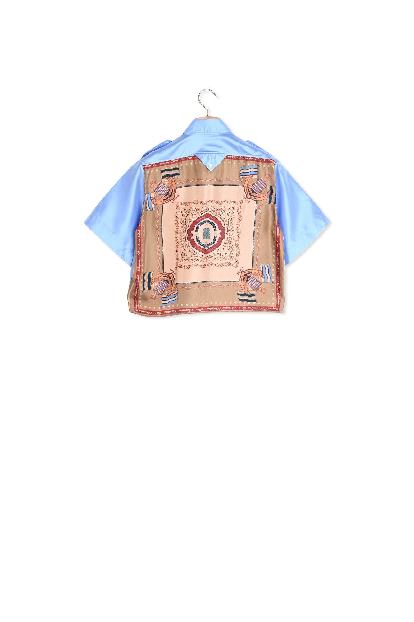 Chemise bimatières Sandro seconde main