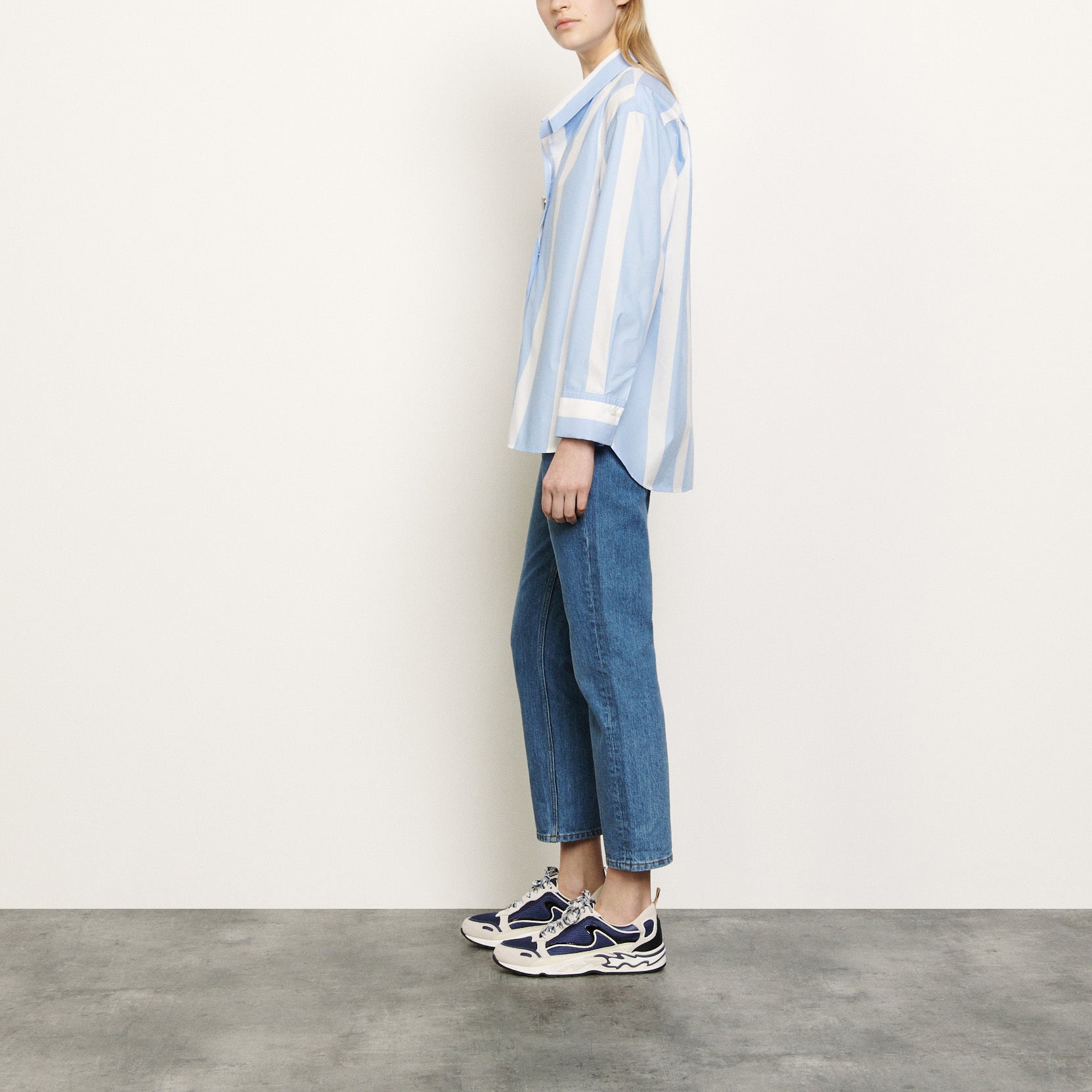 Chemise rayée over size Sandro seconde main