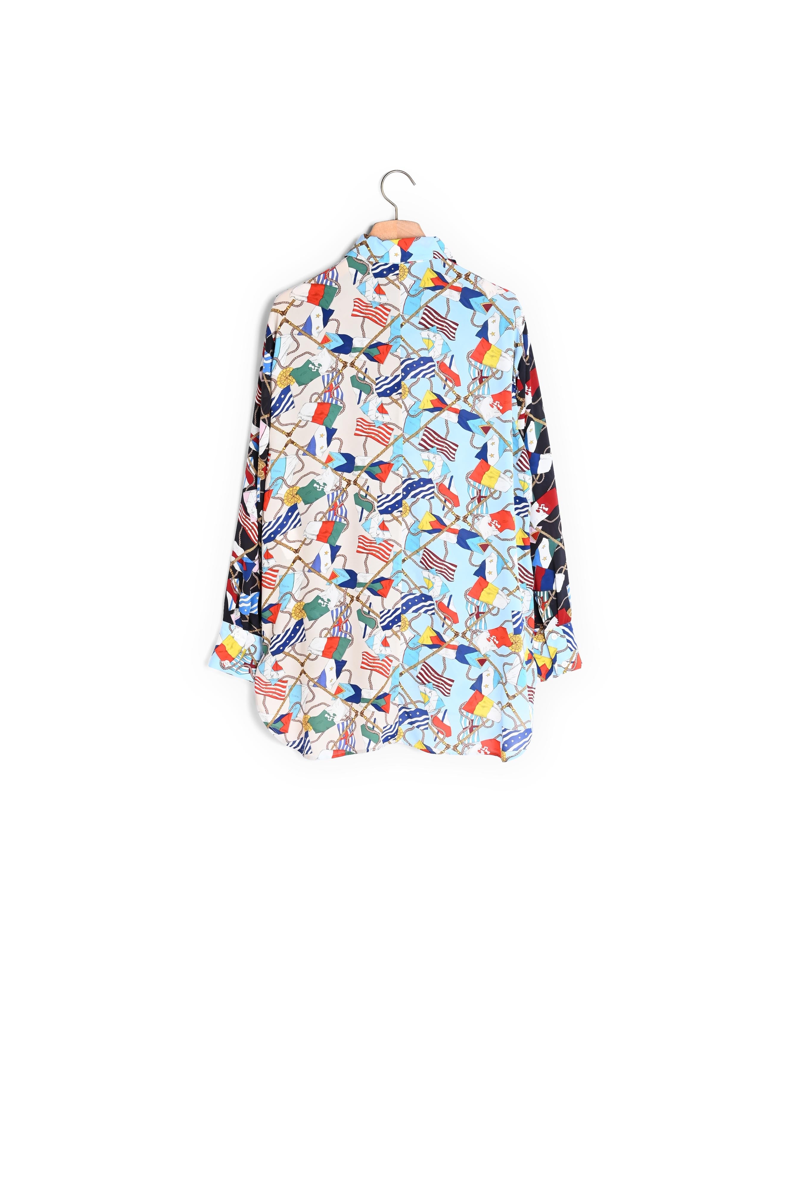 Chemise imprimé flag all over Sandro seconde main