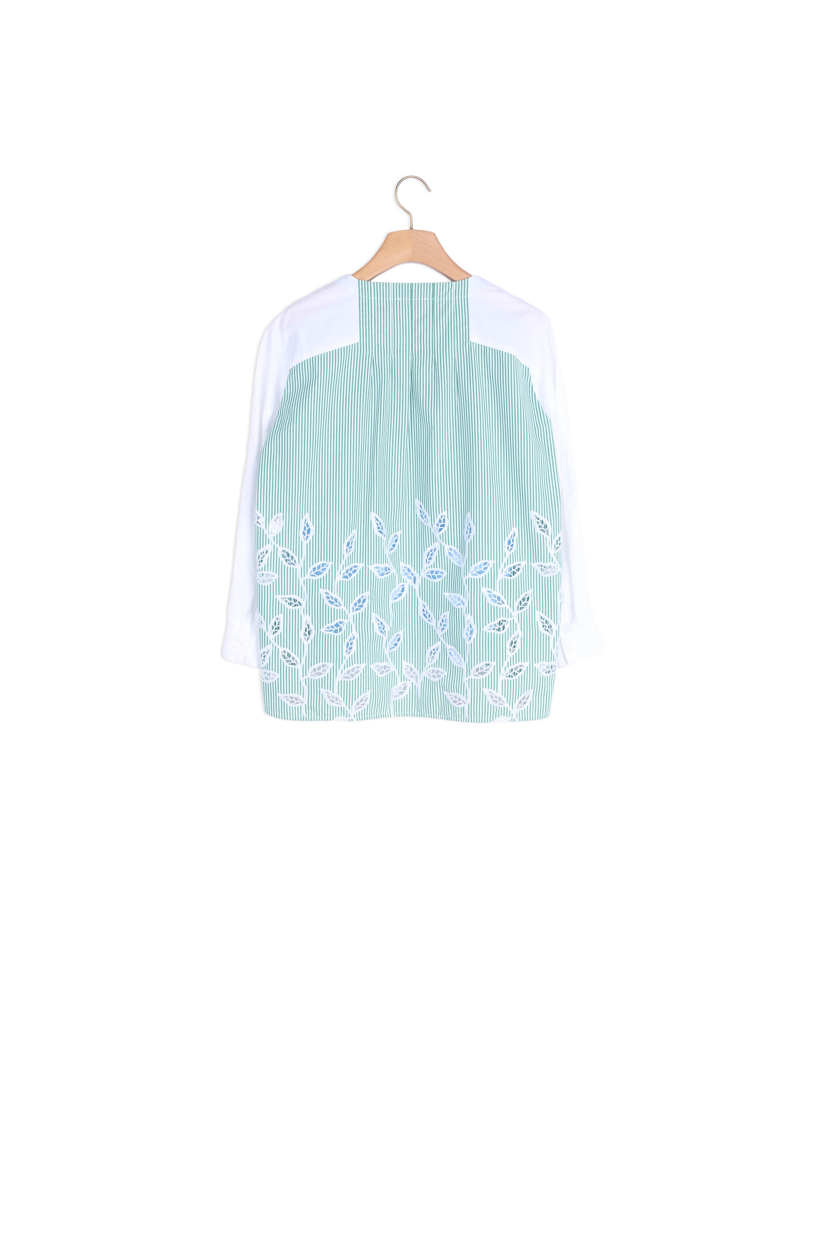 Chemise avec empiècements dentelle Sandro seconde main