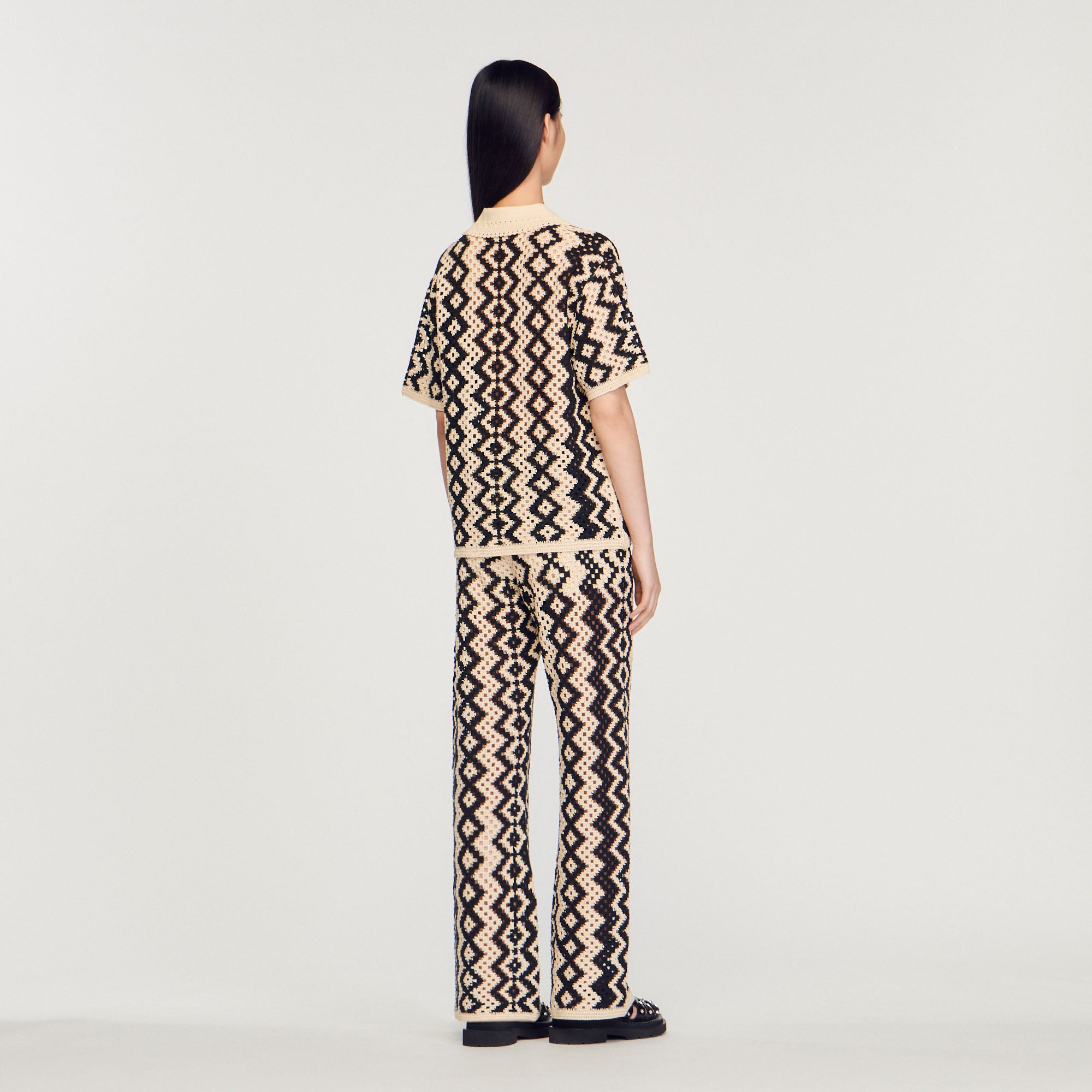 Top en crochet Sandro seconde main