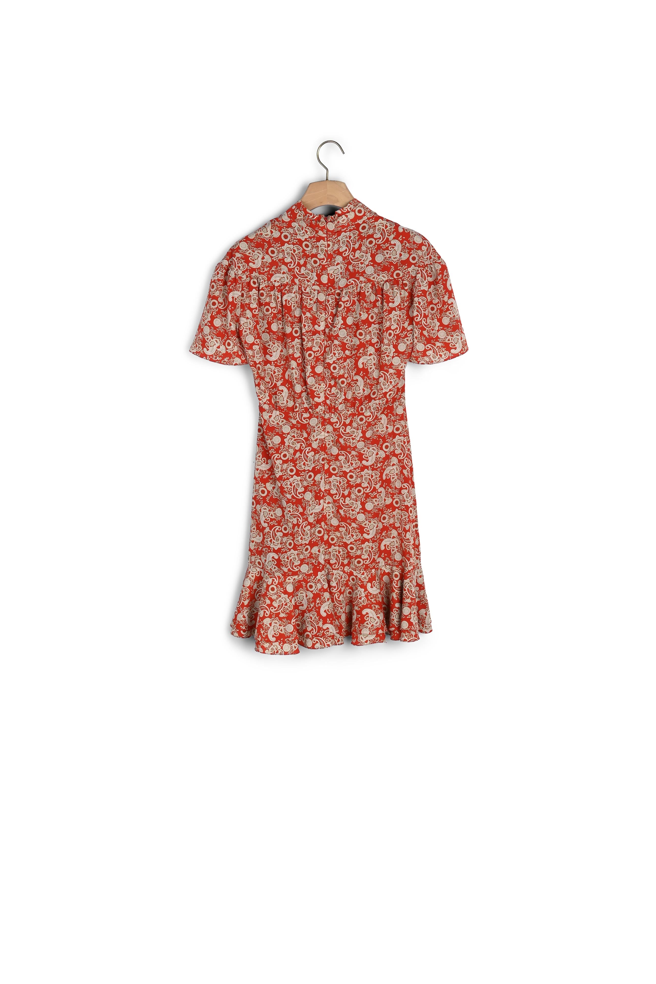 Robe à manches courtes imprimée Sandro seconde main