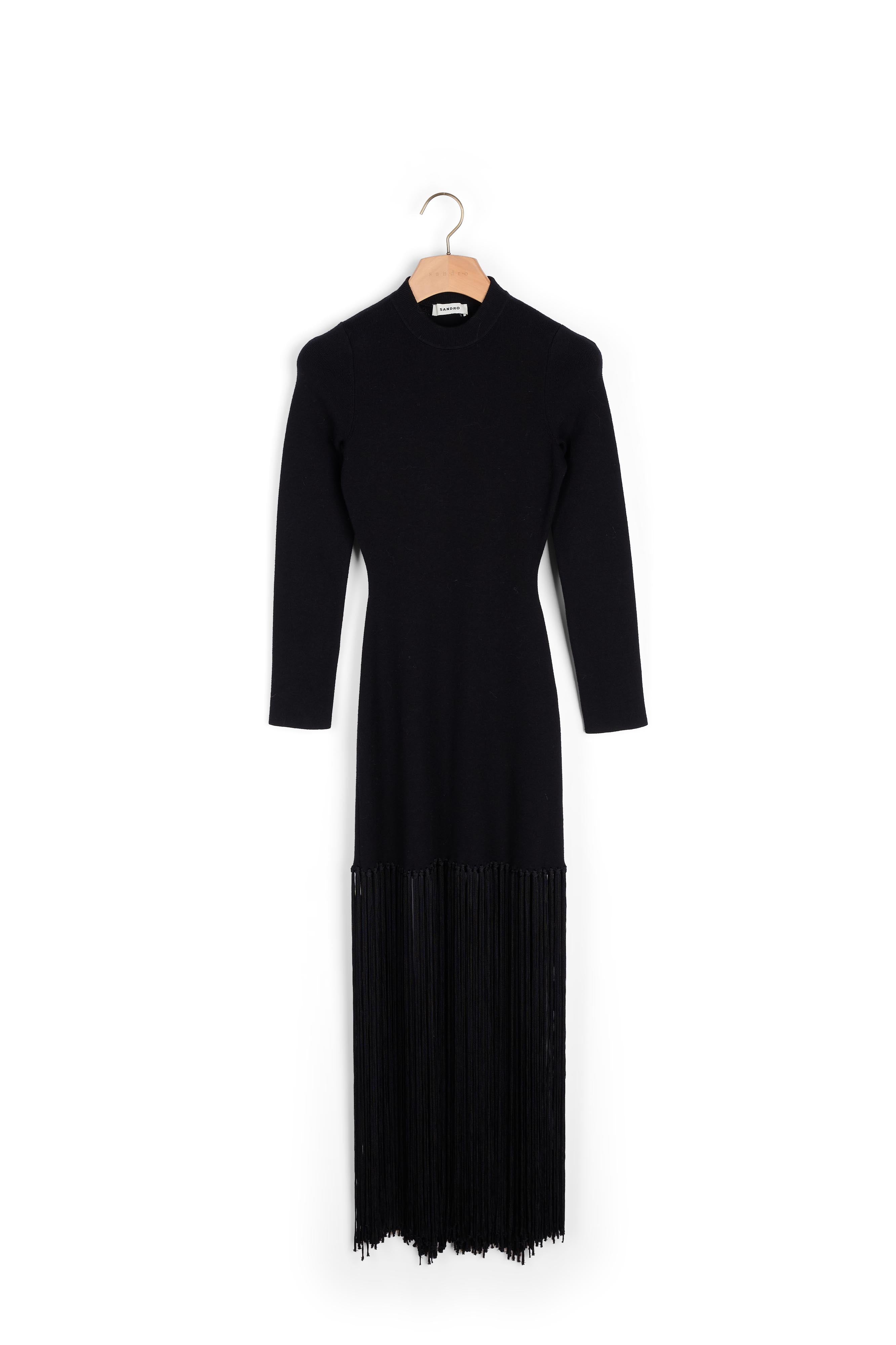 Robe longue en Maille Sandro seconde main