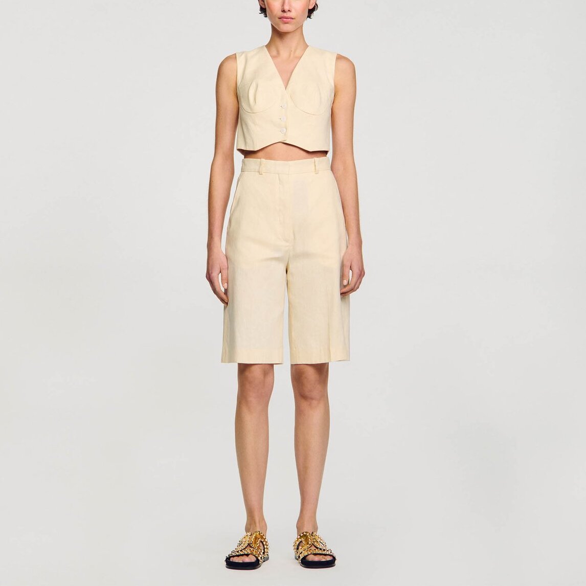 Bermuda droit Sandro seconde main