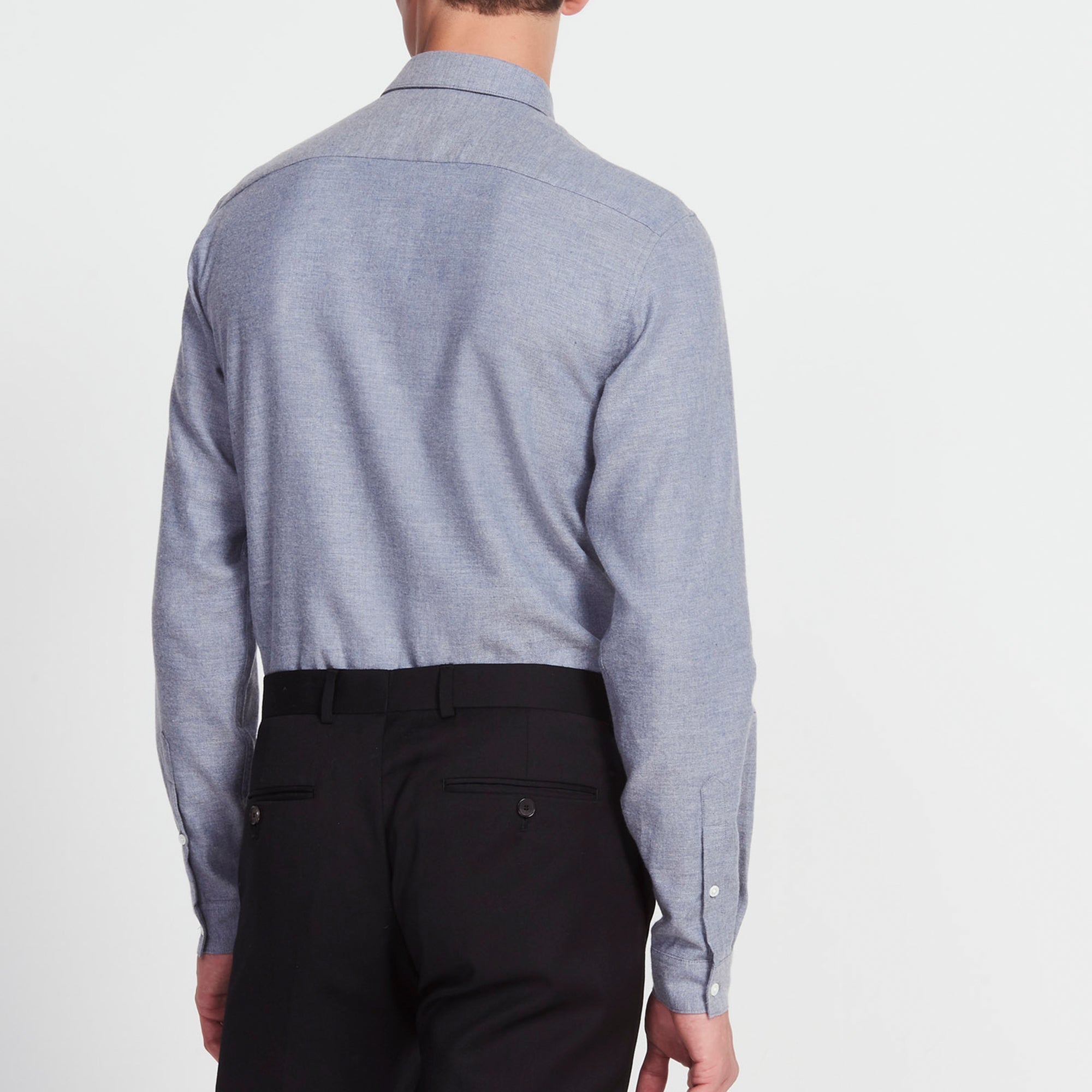 Chemise unie en flanelle Sandro seconde main