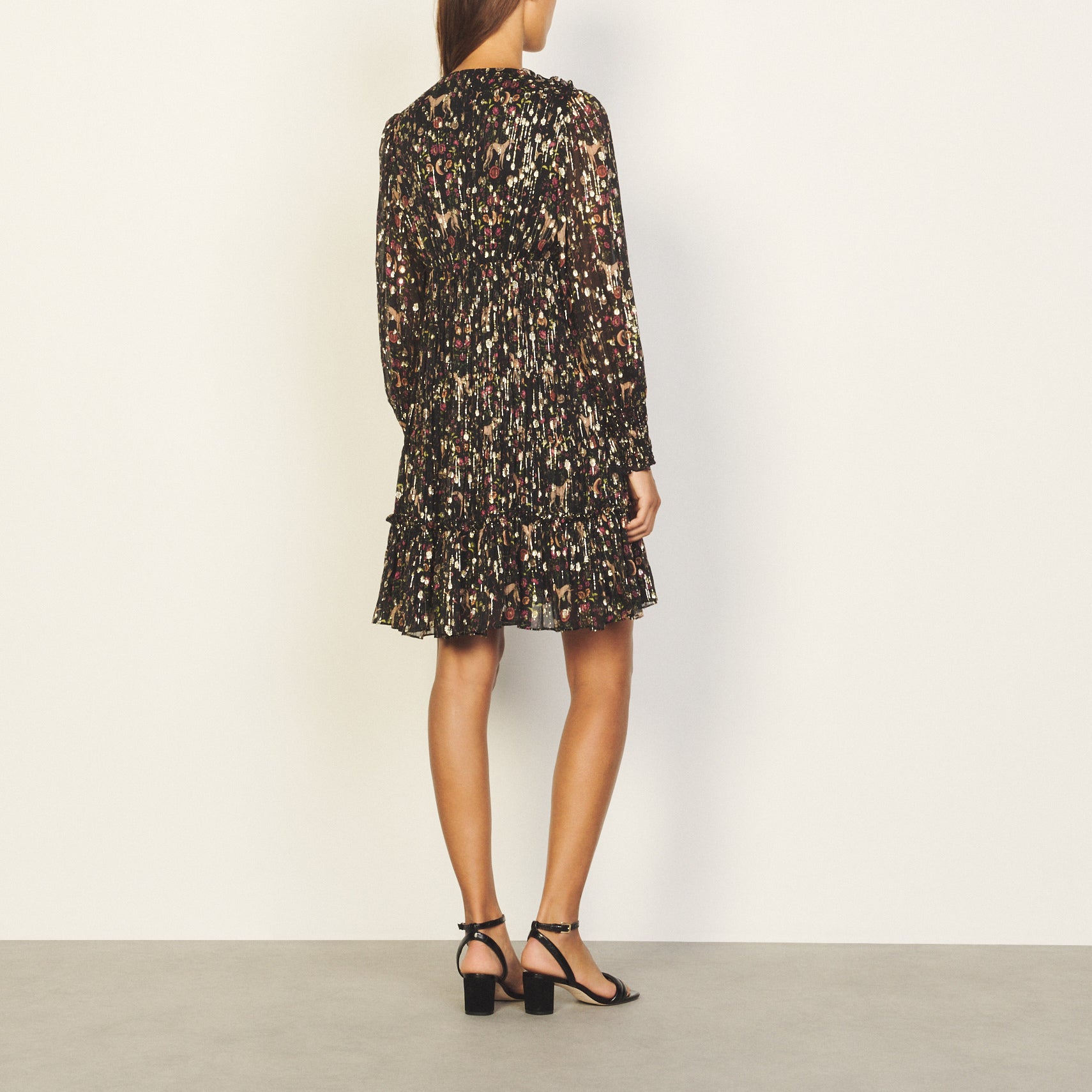 Robe Noir Sandro seconde main