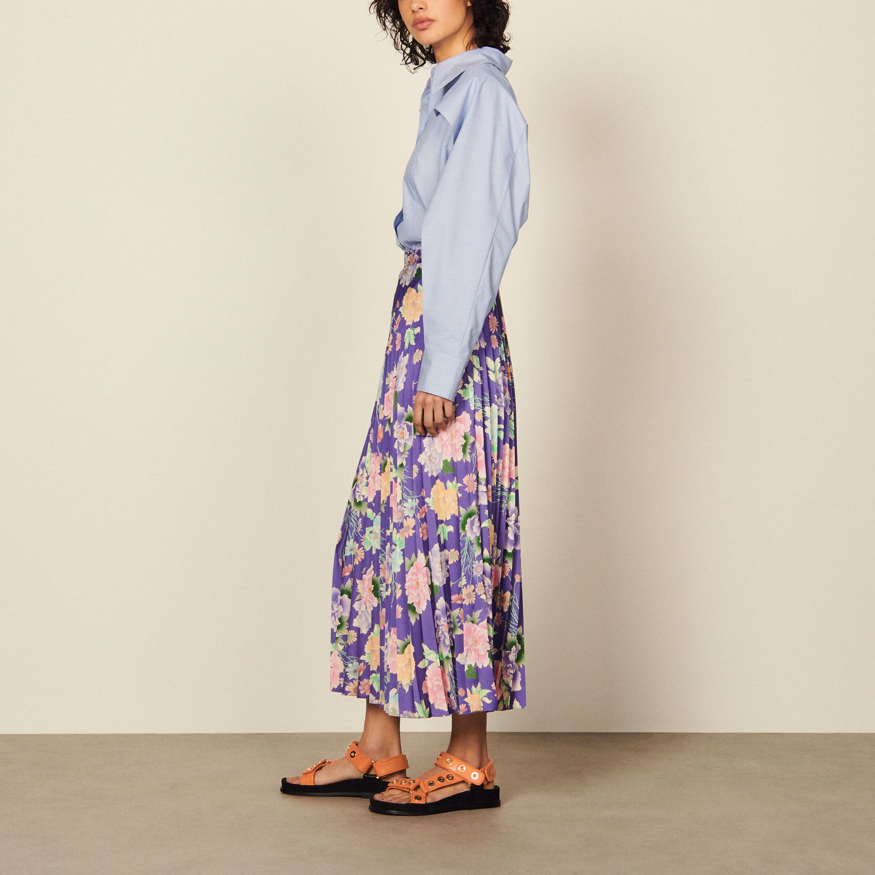 Jupe Violet Sandro seconde main