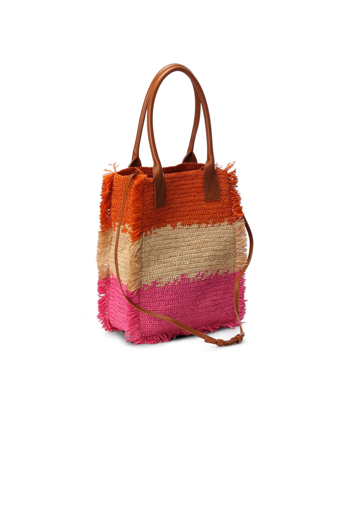Tote bag en raphia Sandro seconde main