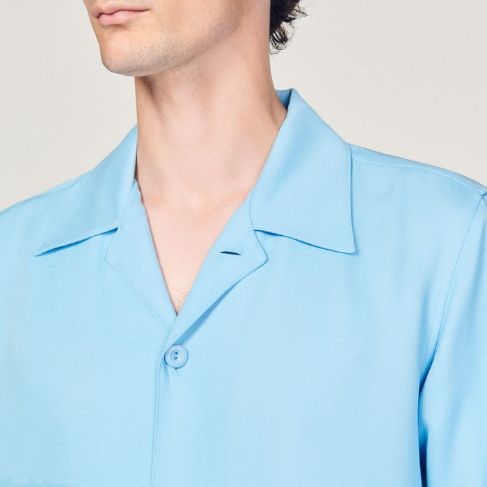 Chemise fluide à col requin Sandro seconde main