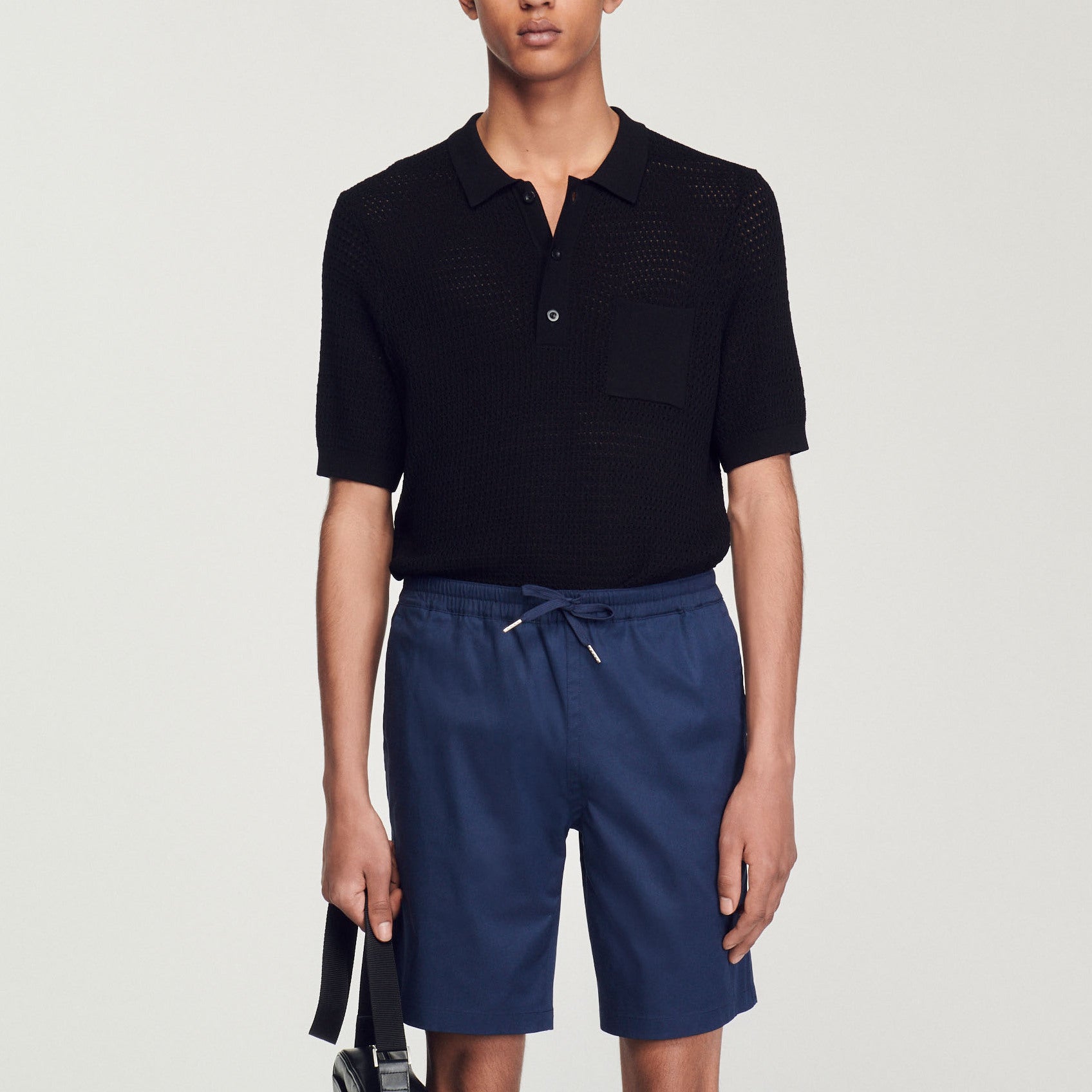 BERMUDA Bleu Sandro seconde main