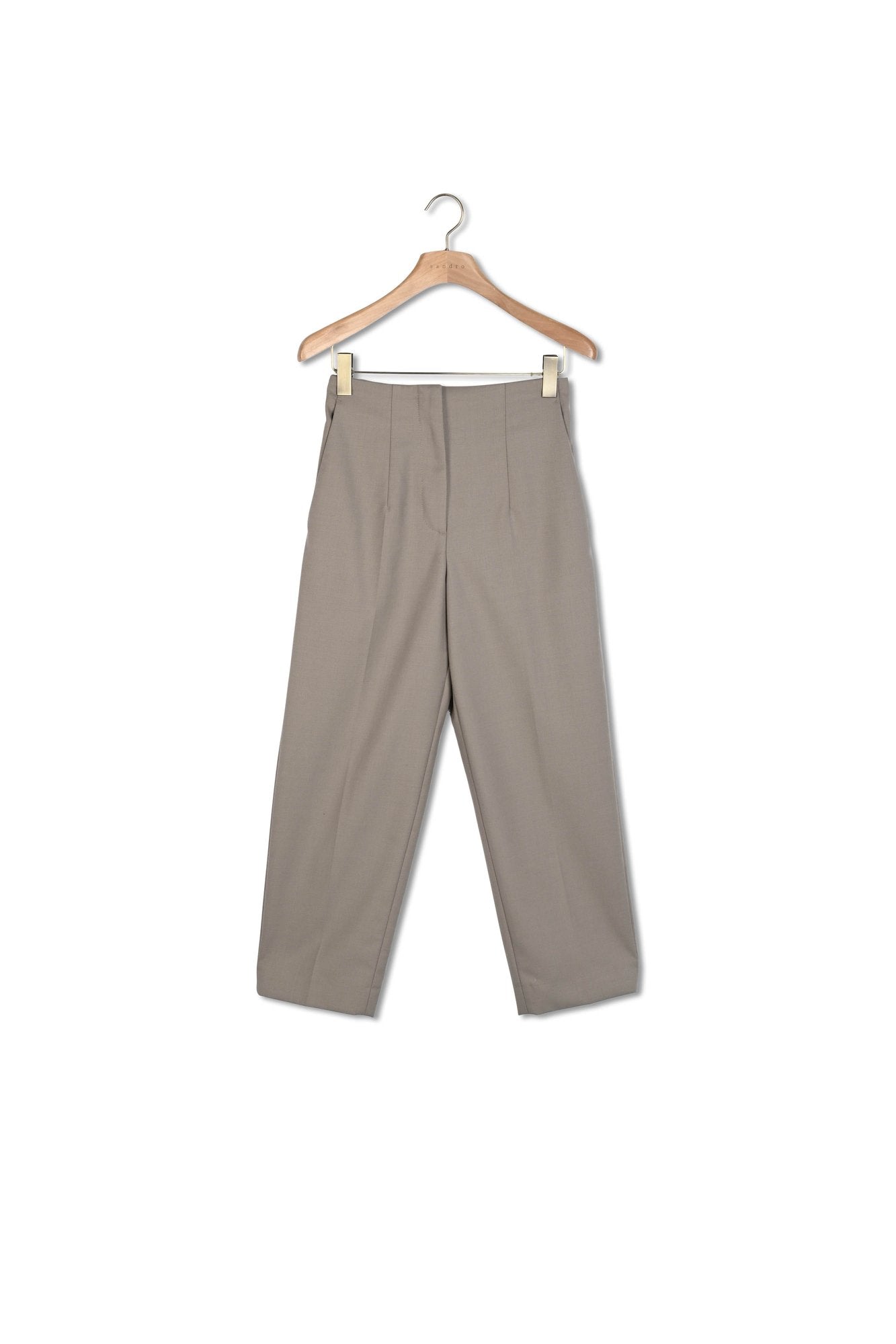 Pantalon de tailleur taille haute Sandro seconde main