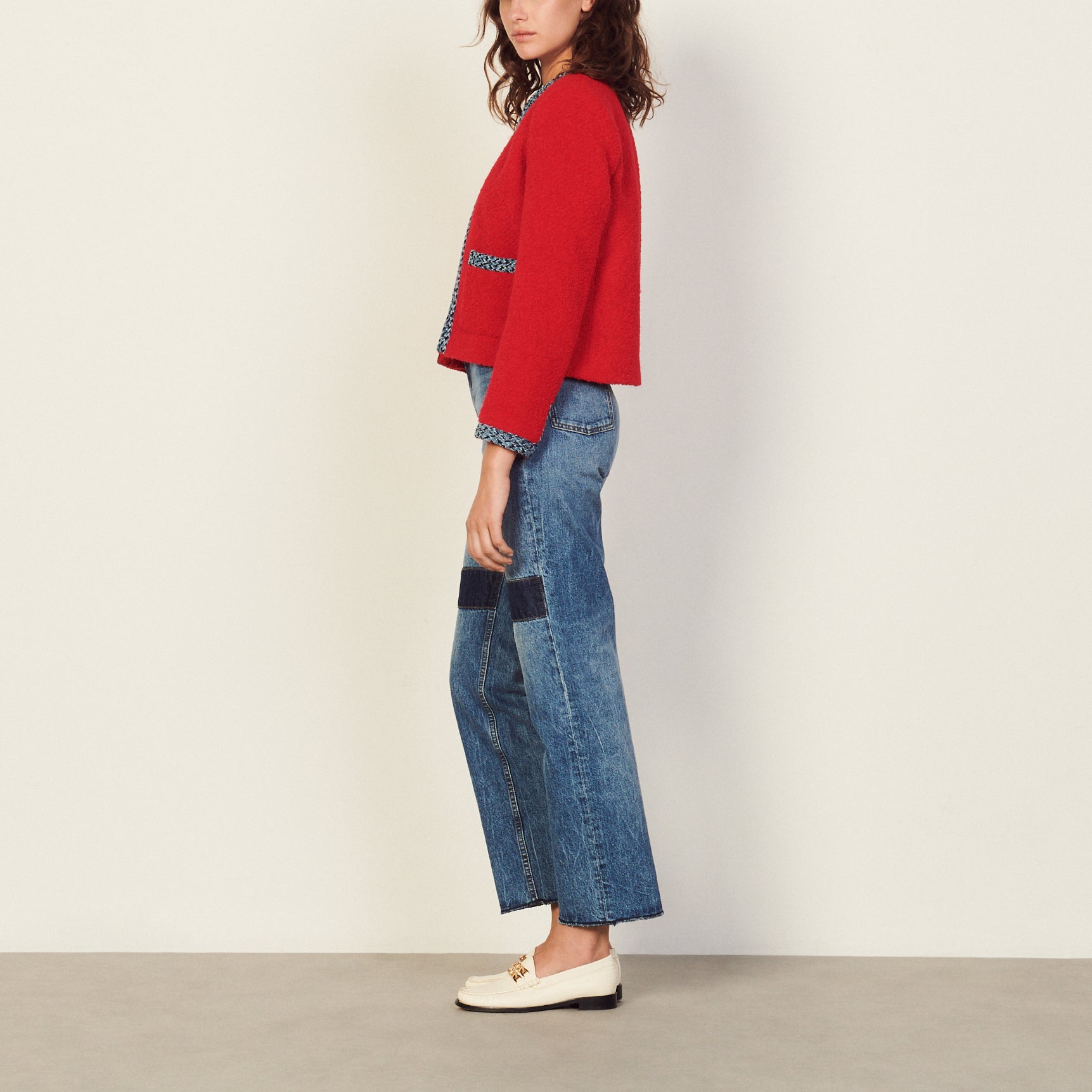 Veste Rouge Sandro seconde main