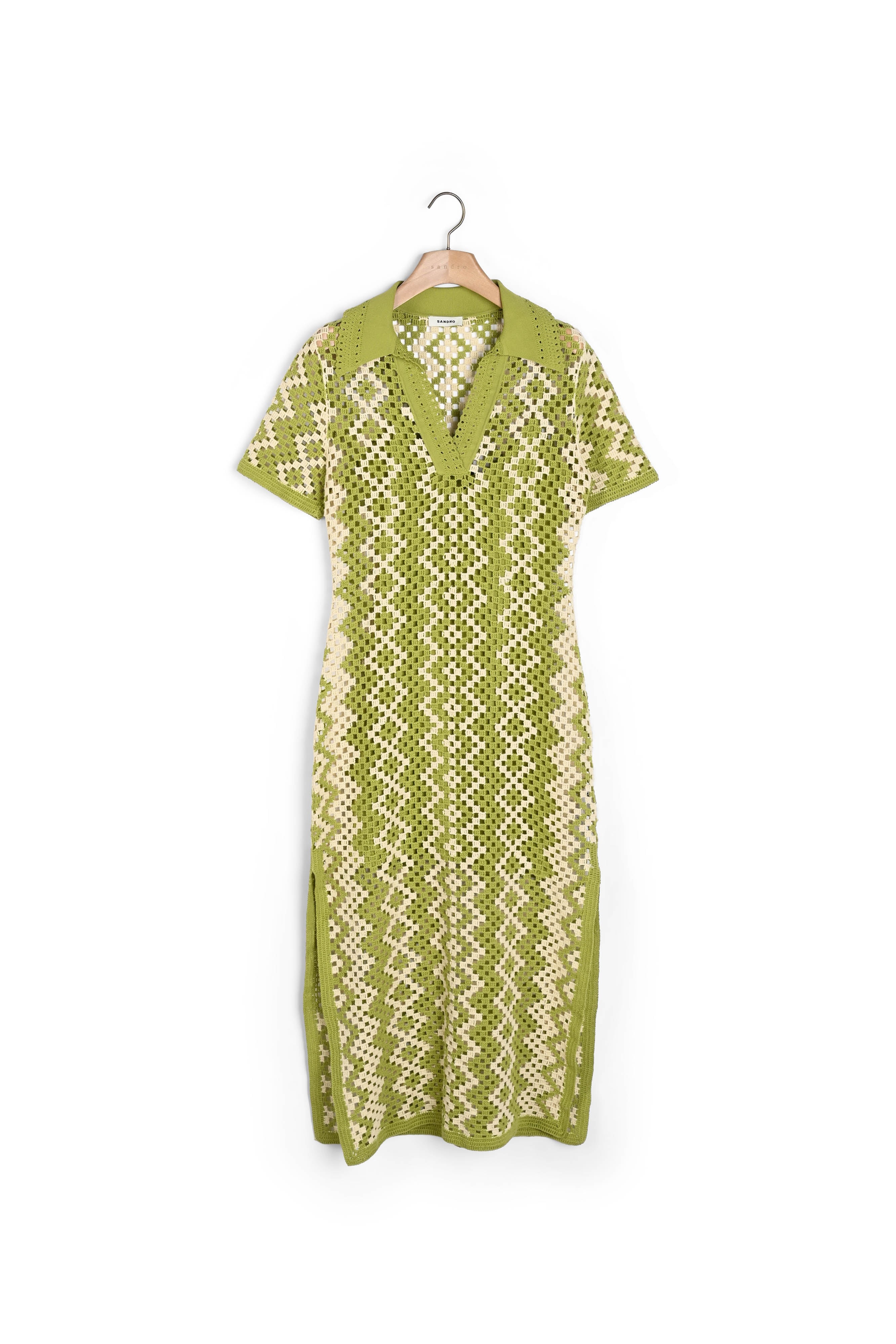 Robe tunique en crochet Sandro seconde main