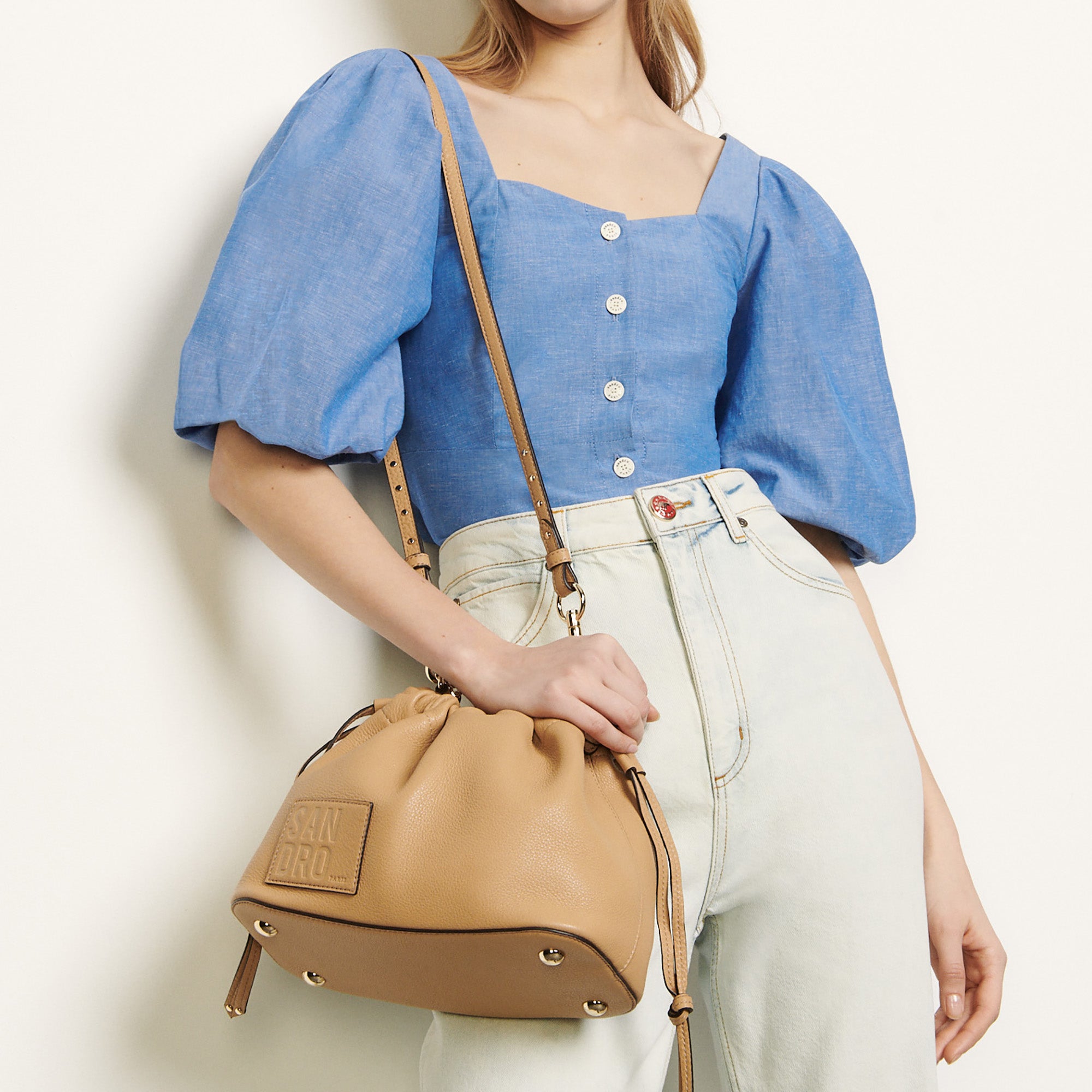 Chemise à manches bouffantes Sandro seconde main