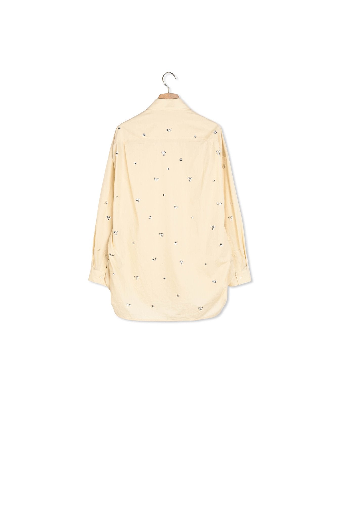 Chemise ornée de strass brodés à la main Sandro seconde main